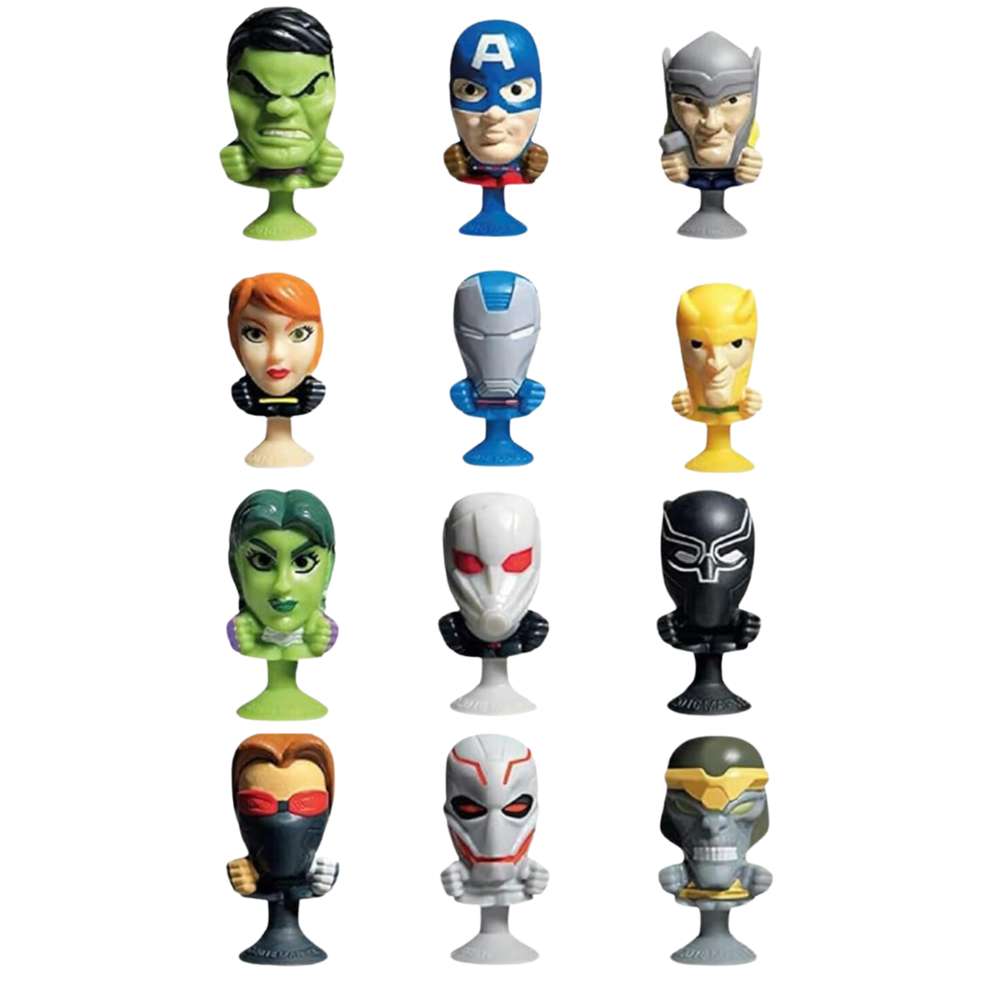 Marvel Avengers Megapopz Collectible 3cm Miniature Toy Figure Head Blind Bag - Pack of 25 - Toptoys2u