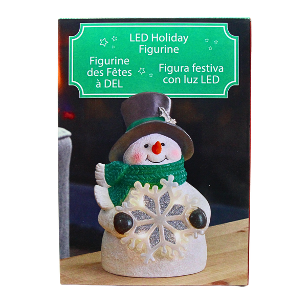 LED Christmas Figurine Light - Light Up Snowman - Toptoys2u