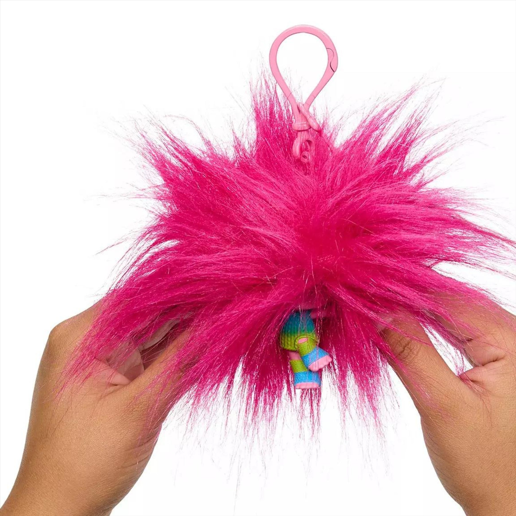 Trolls Band Together Pom Poms Series 1 Keyclip Figure Identified Sets - Pack of All 6 - Toptoys2u