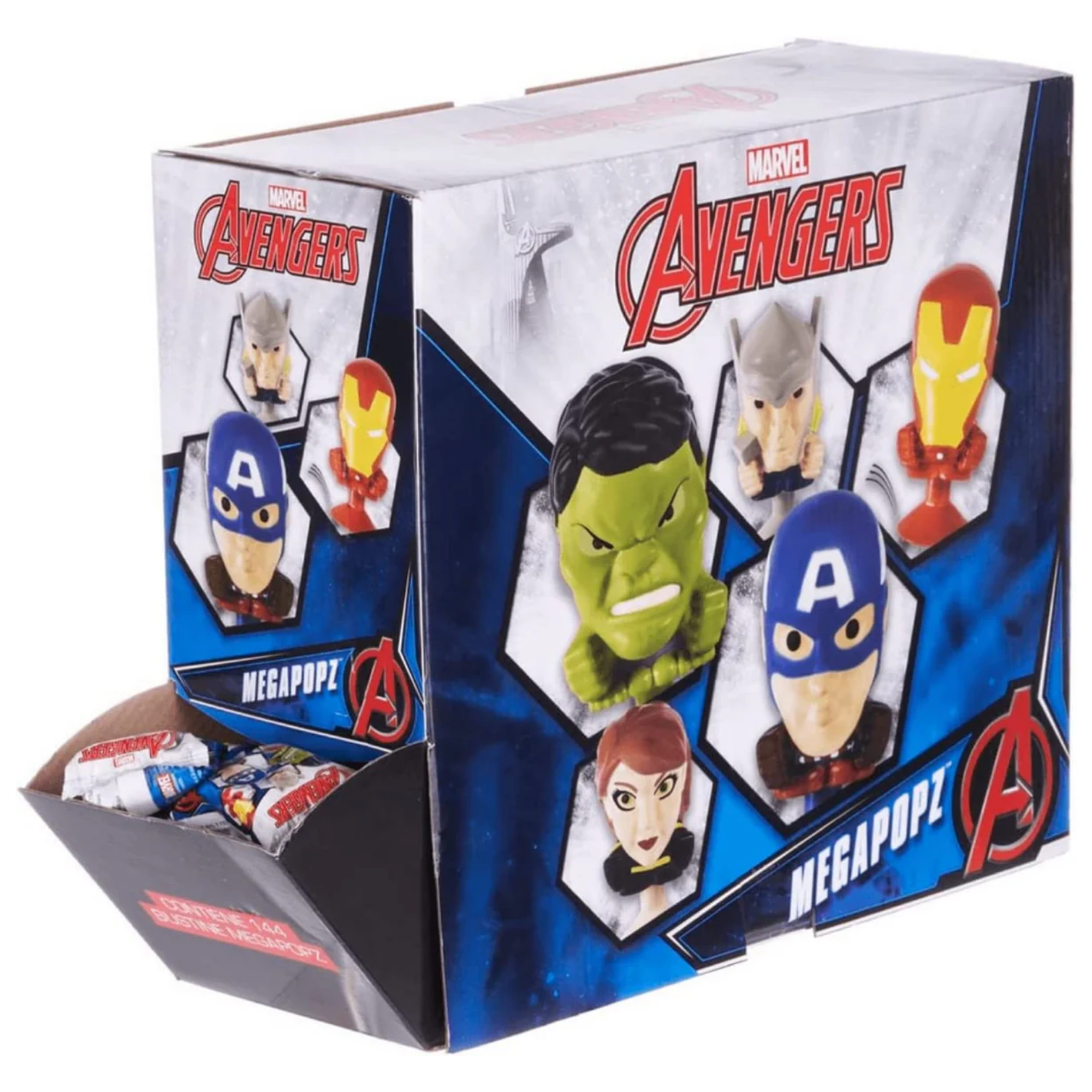 Marvel Avengers Megapopz Collectible 3cm Miniature Toy Figure Head Blind Bag - Pack of 10 - Toptoys2u