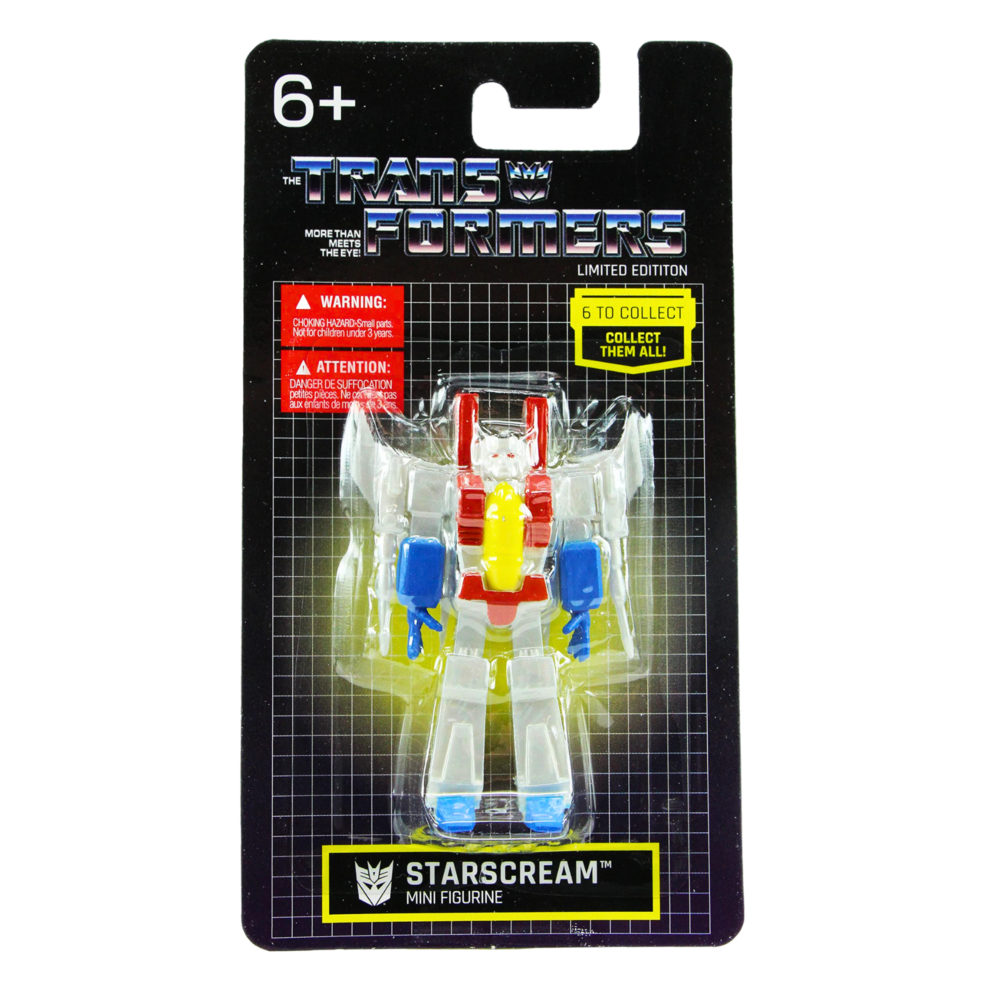 Transformers Decepticons Limited Edition Megatron, Starscream, and Soundwave 6.5cm Collectible Miniature Action Figure Toys - Pack of 3 - Toptoys2u