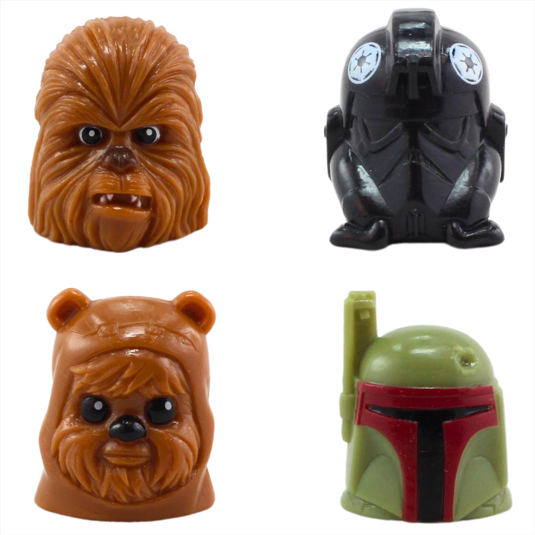 Star Wars Wikkeez Collectible 2.5-3cm Toy Figure Heads - Complete Identified Set of 20 - Toptoys2u