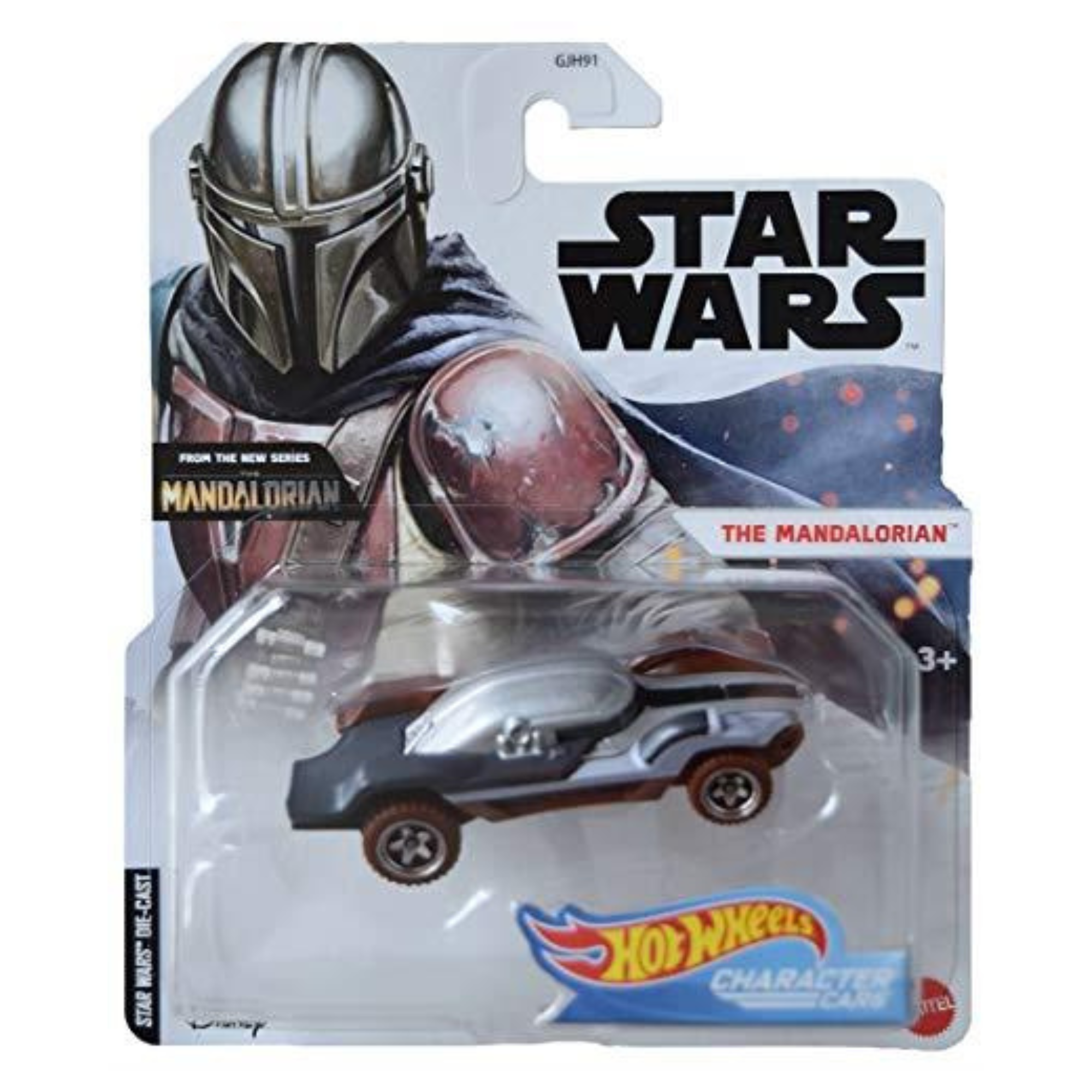 Star Wars Hot Wheels The Mandalorian - Character Cars - Model Car - Toptoys2u