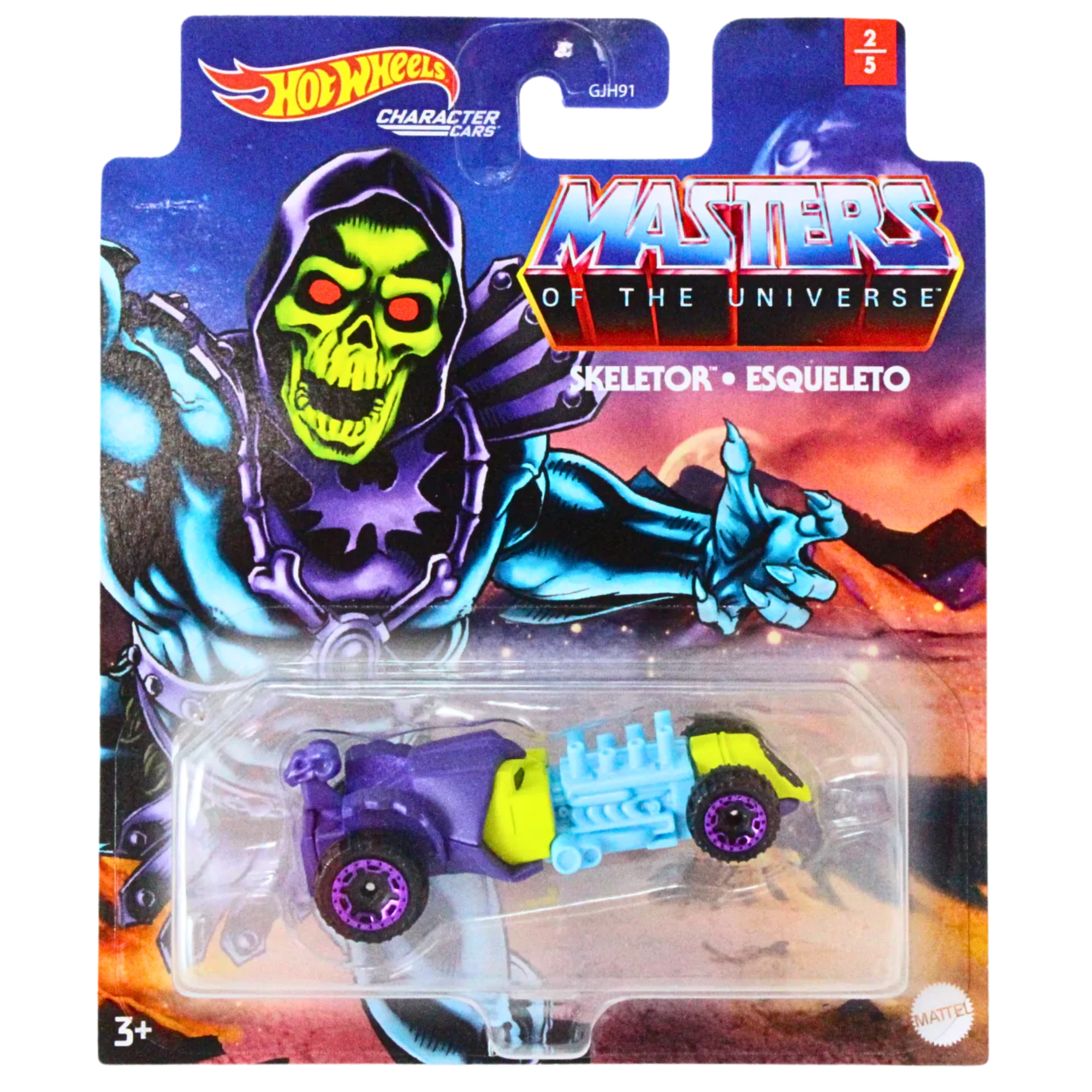 Hot Wheels Masters of The Universe - Skeletor Character Car 1:64 Diecast - Toptoys2u