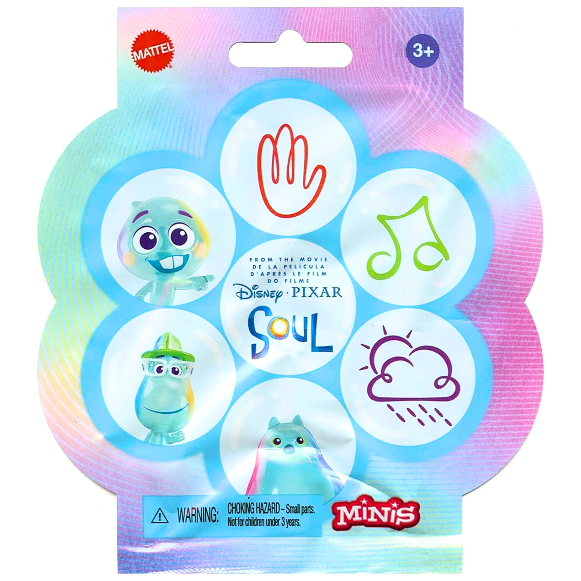 Disney Pixar Soul Collectible 3-5cm Mystery Miniature Toy Figure Blind Bags - Pack of 4 - Toptoys2u