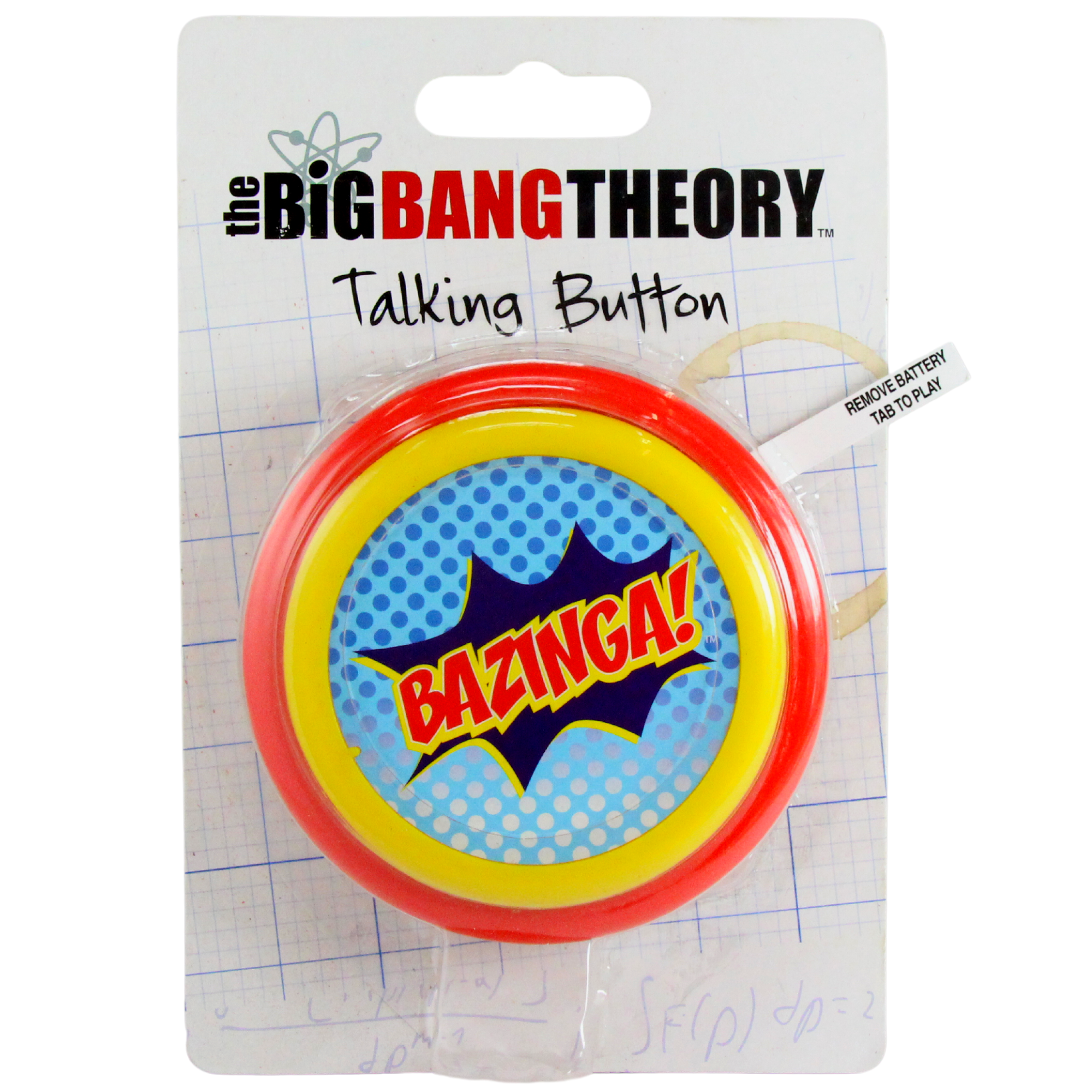The Big Bang Theory Talking Push Button Bazinga! - 3 Famous Phrase - Toptoys2u
