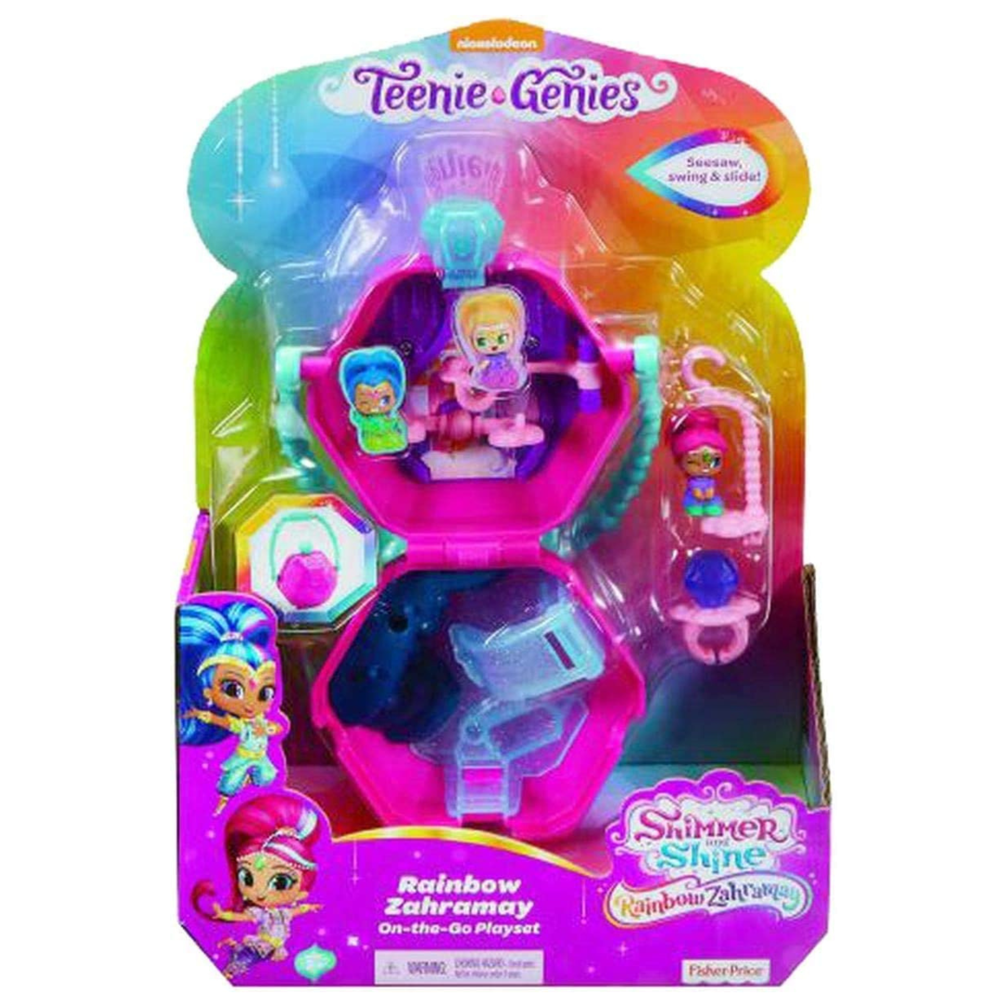 Shimmer & Shine Teenie Genies Rainbow Zahramay On-the-Go Playset - Toptoys2u