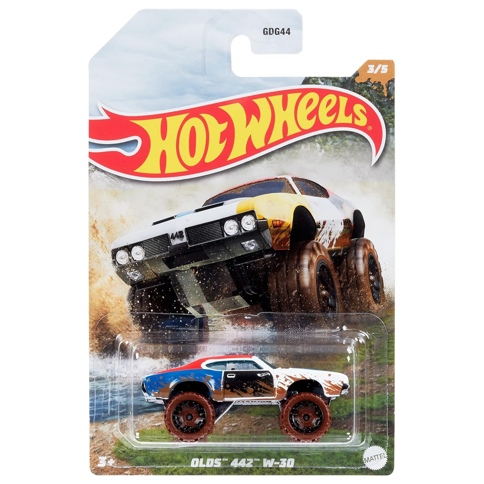Hot Wheels Olds 442 W-30 Off-Road Mud Runners 3/5 - Toptoys2u