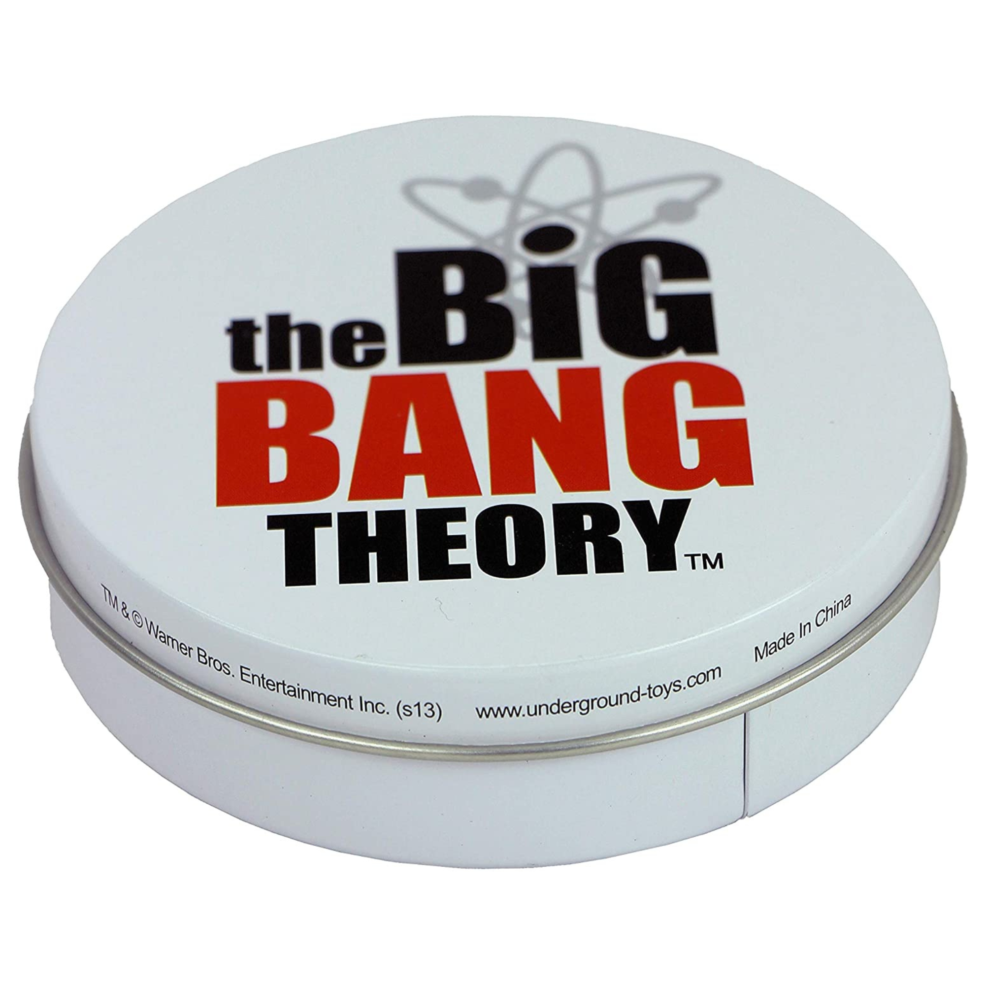 The Big Bang Theory Set of 4 Cork Backed Metal Coasters in Tin Gift Box - Toptoys2u