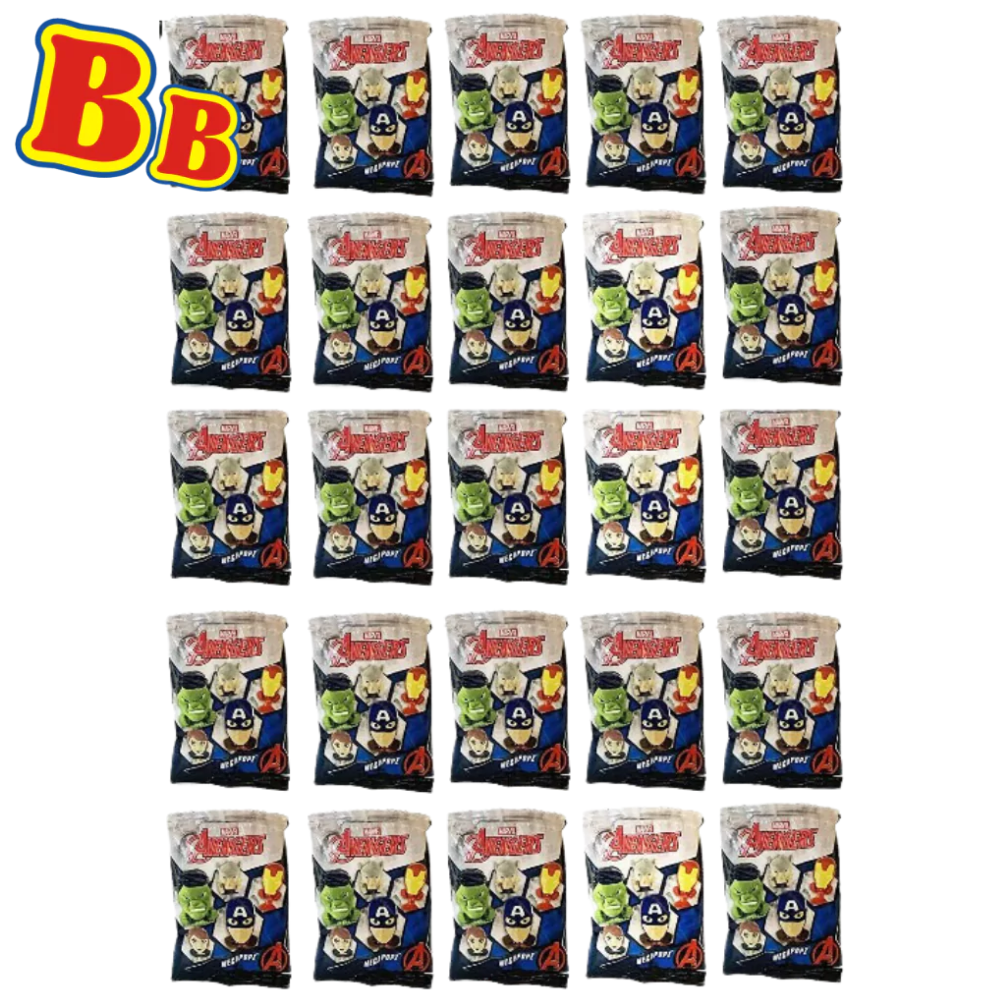 Marvel Avengers Megapopz Collectable Figure Heads Blind Party Bags 25 Pack - Toptoys2u