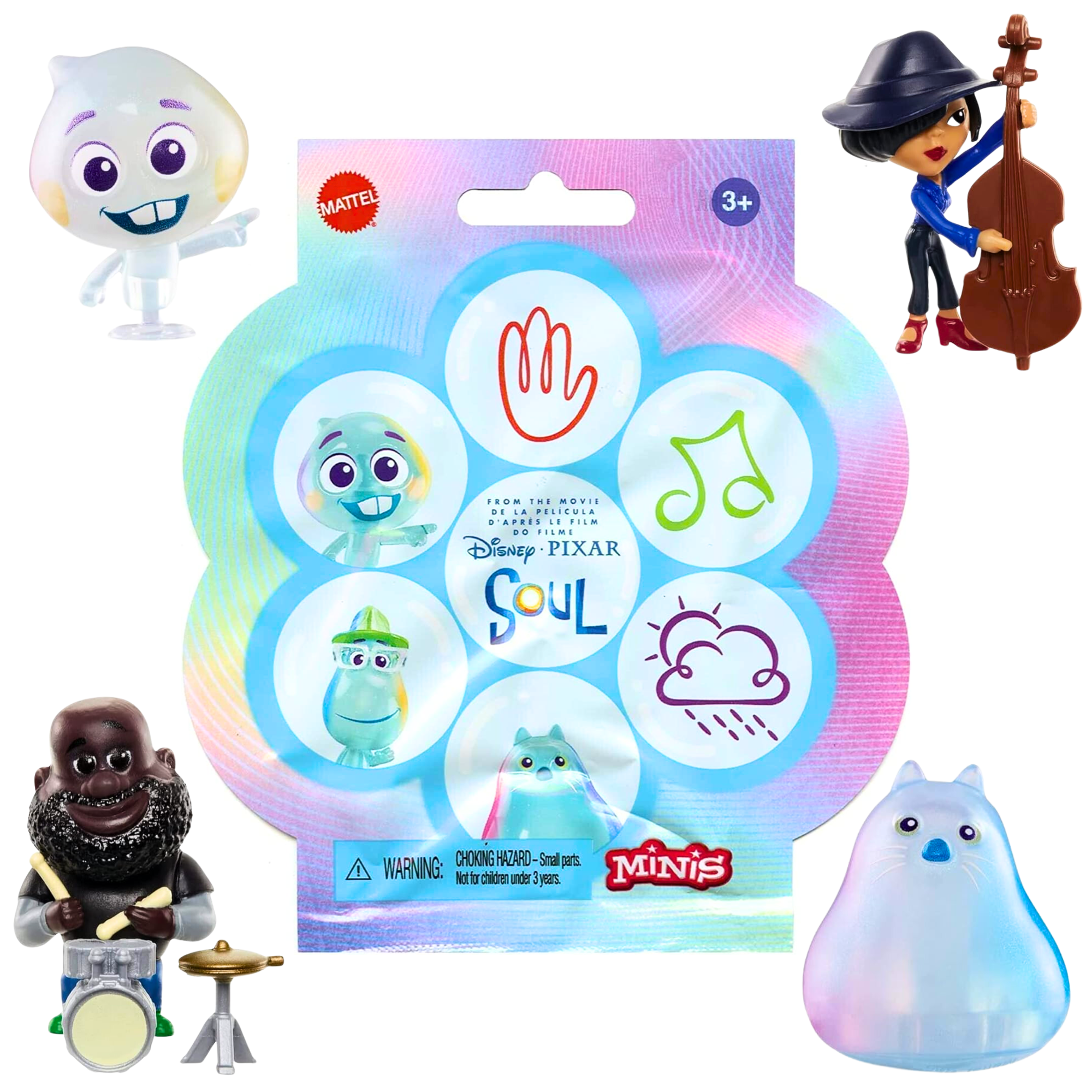 Disney Pixar Soul Collectible 3-5cm Mystery Miniature Toy Figure Blind Bag - Toptoys2u