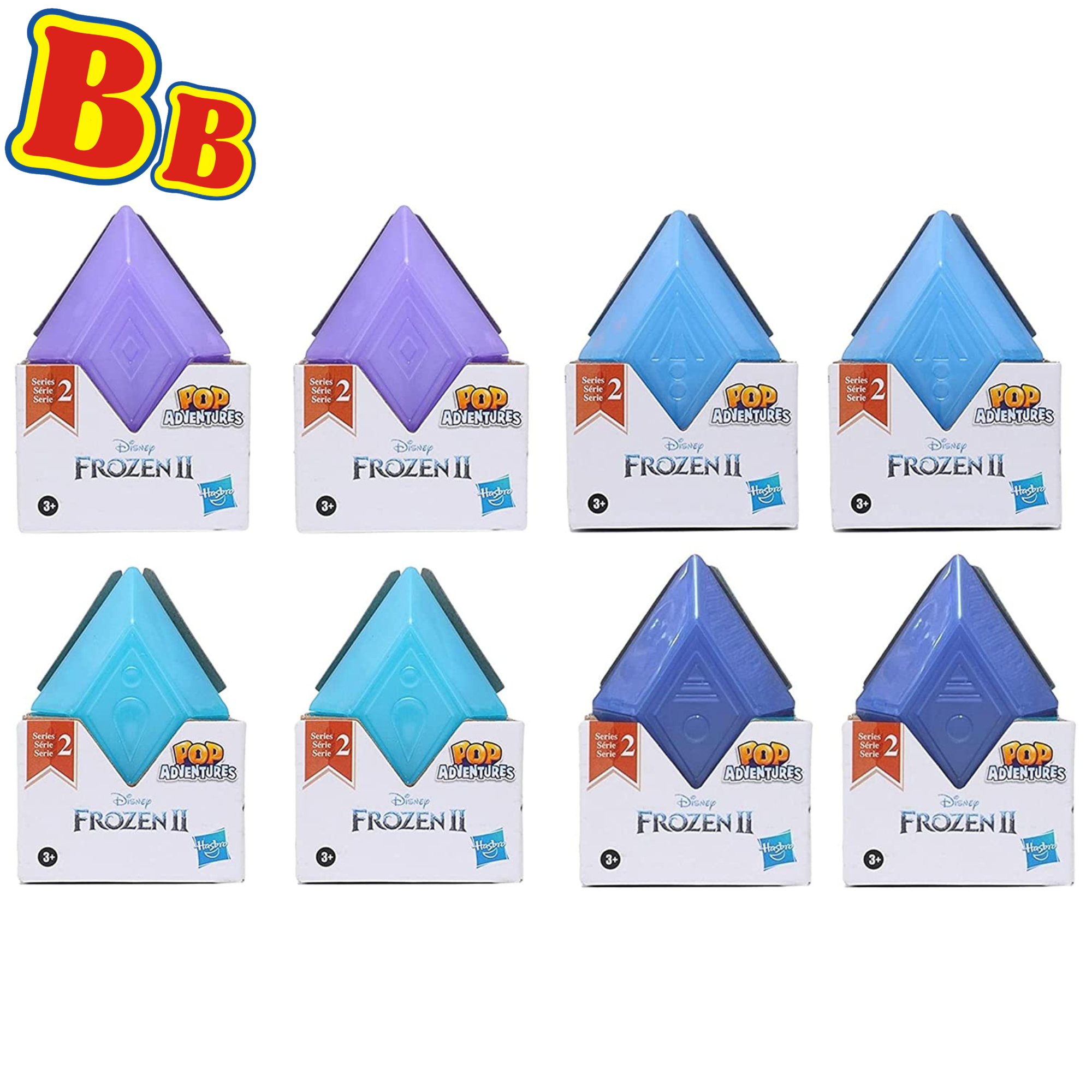 Disney Frozen 2 Pop Adventures Series 2 Surprise Blind Box With Crystal-Shaped Case and Favourite Frozen Characters - 8 Pack - Toptoys2u