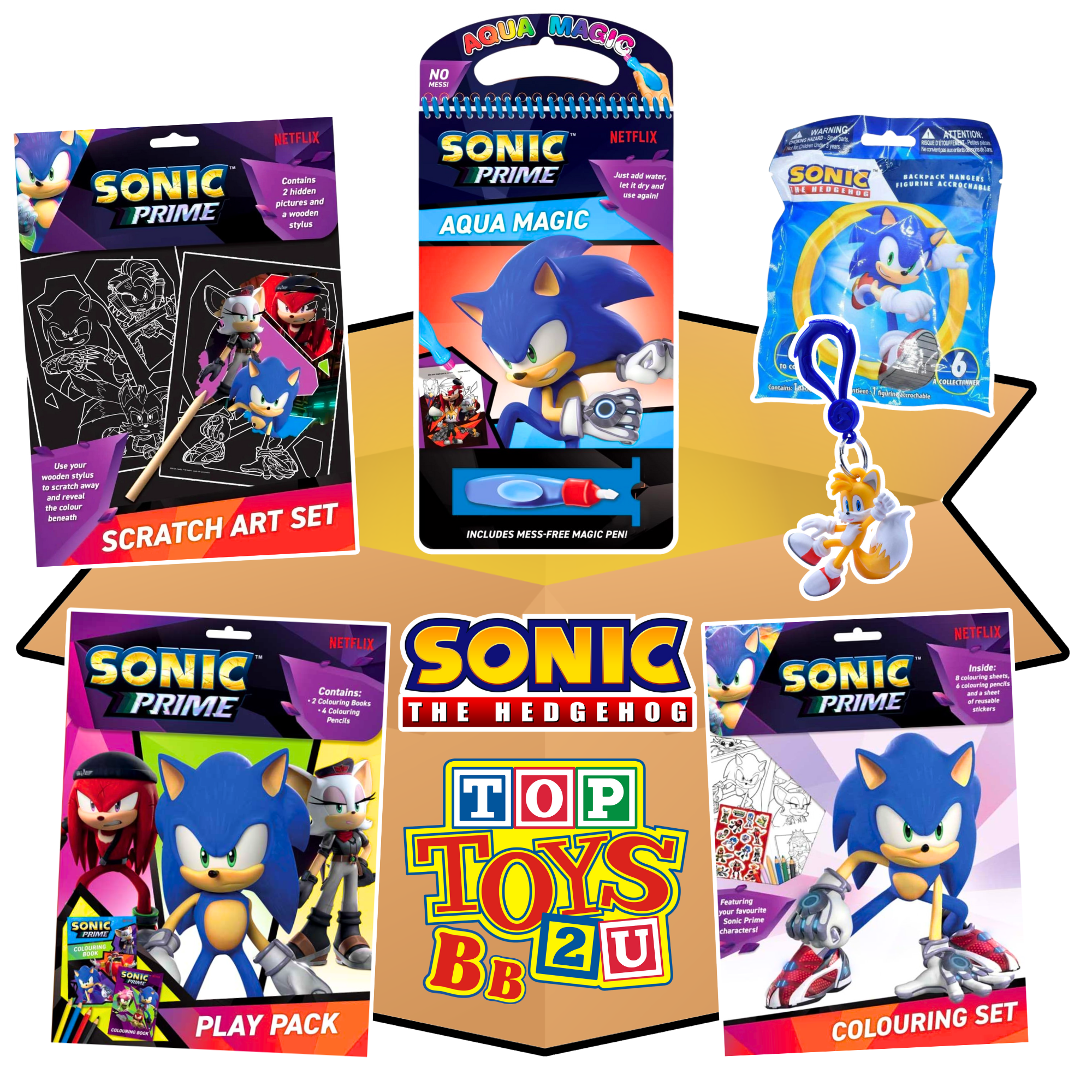 Toptoys2u Sonic the Hedgehog Prebuilt Bargain Bundles - Toptoys2u