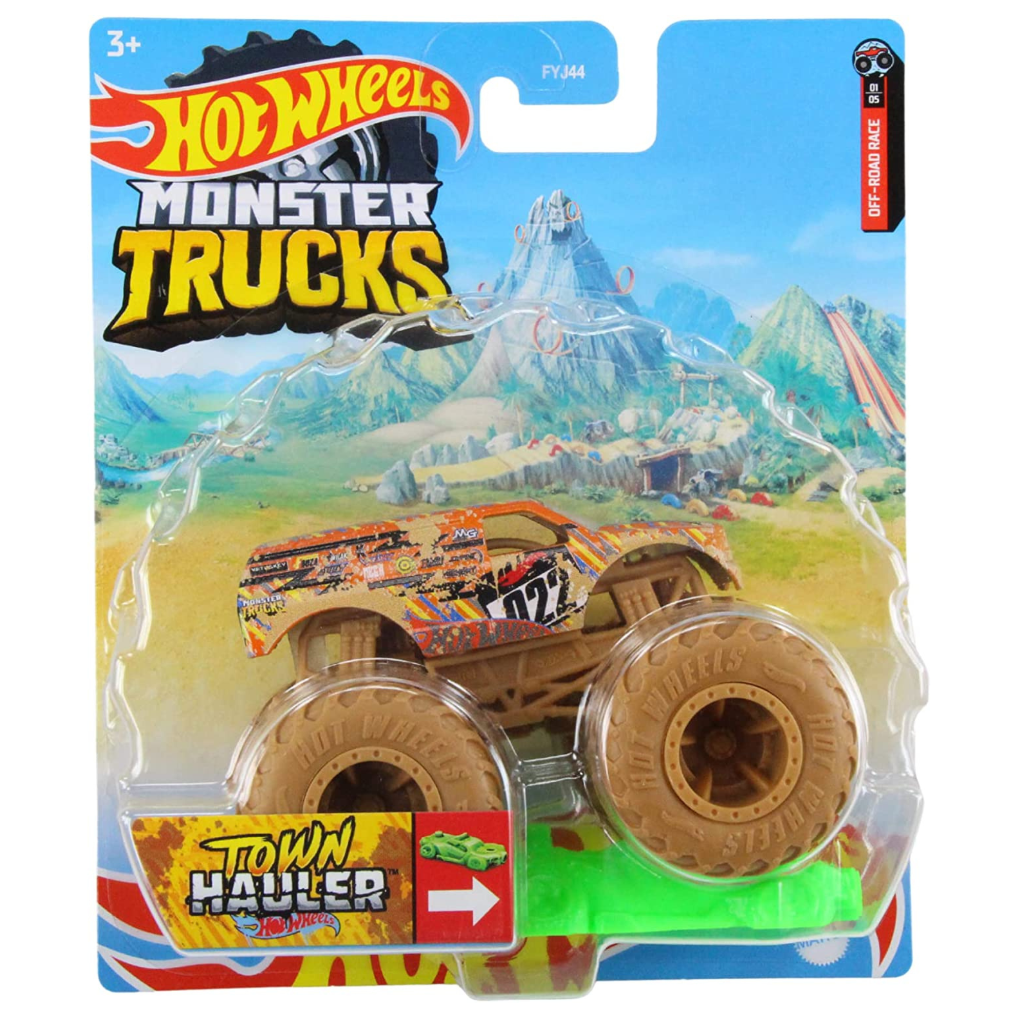 Hot Wheels Monster Trucks Town Hauler 1:64 Scale Diecast - Toptoys2u