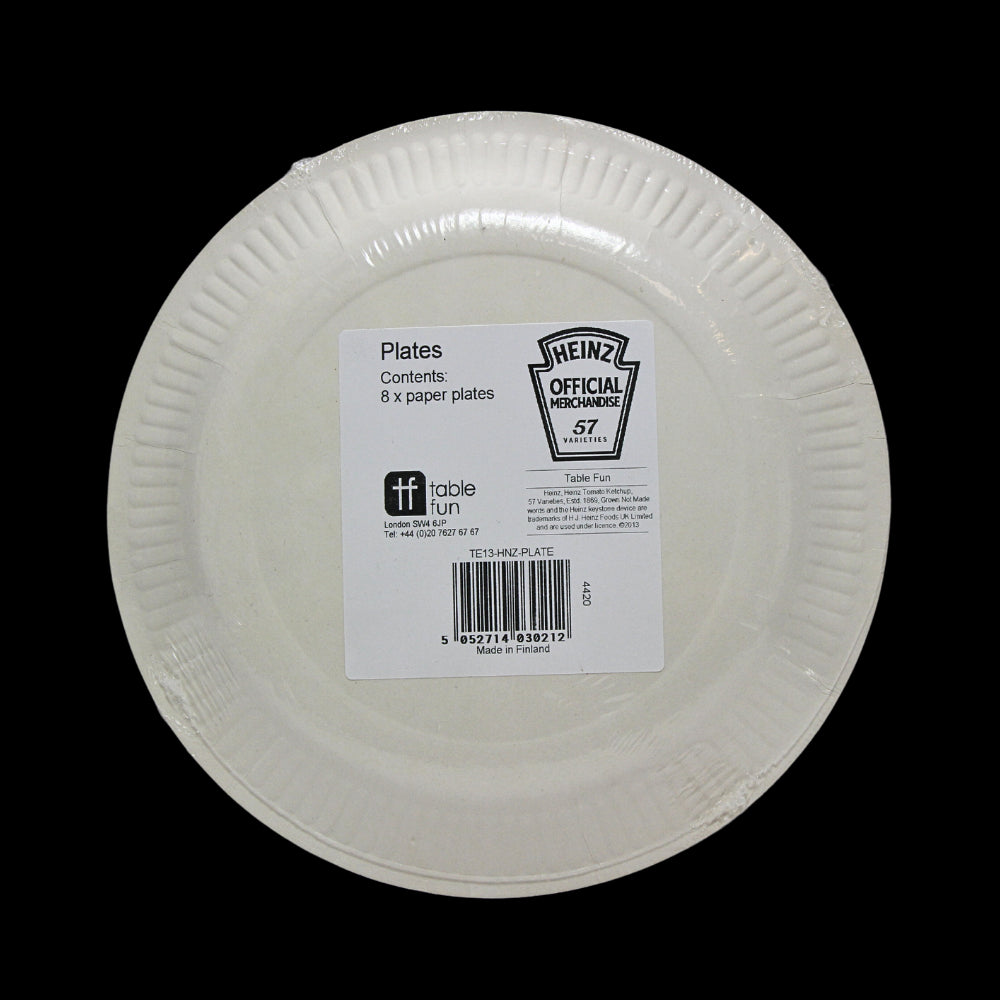 Official Heinz 8x Paper Plates, Tablecloth & 20x Napkins - 3 Pack - Toptoys2u