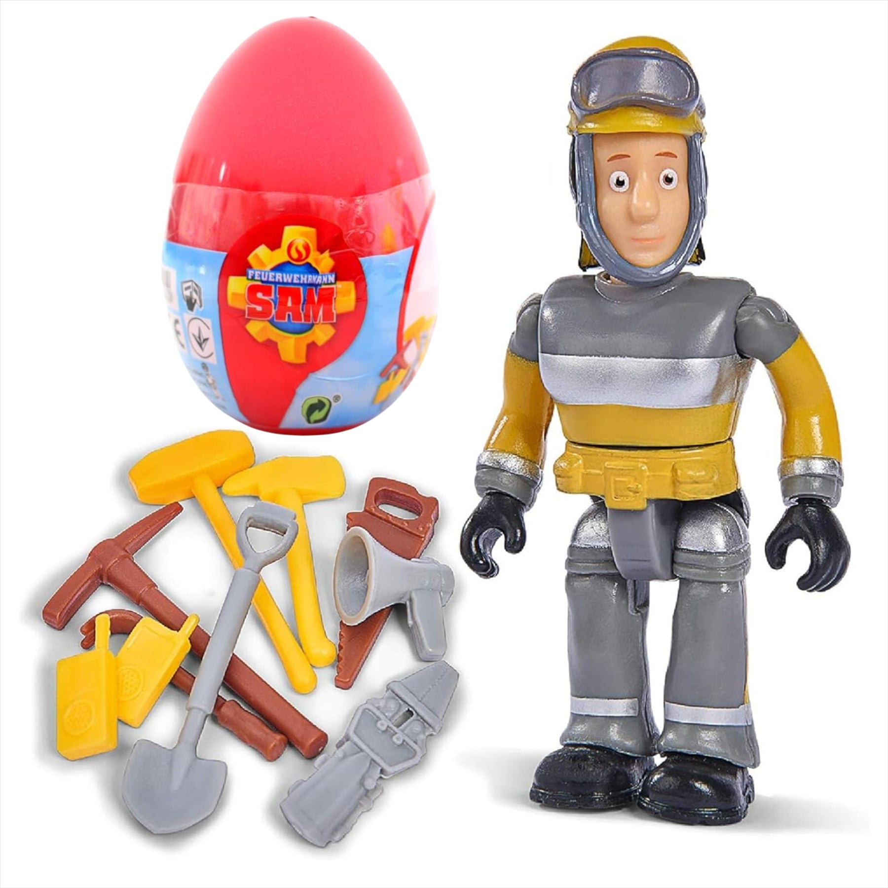 Fireman Sam Articulated Play Figure Capsule Characters - Fire Captain Steele, Dylis Price & Arnold McKinley - Toptoys2u