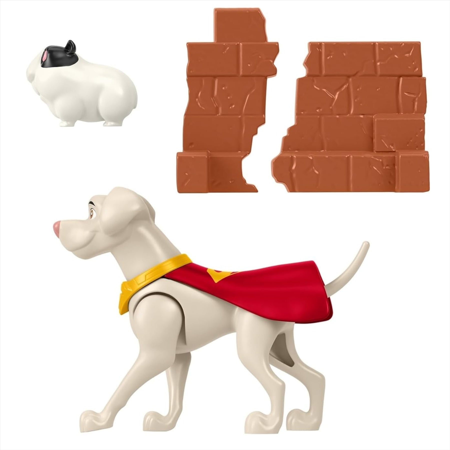 DC League of Superpets Hero Punch Krypto Dog Action Figure Toy with Accessories - Toptoys2u