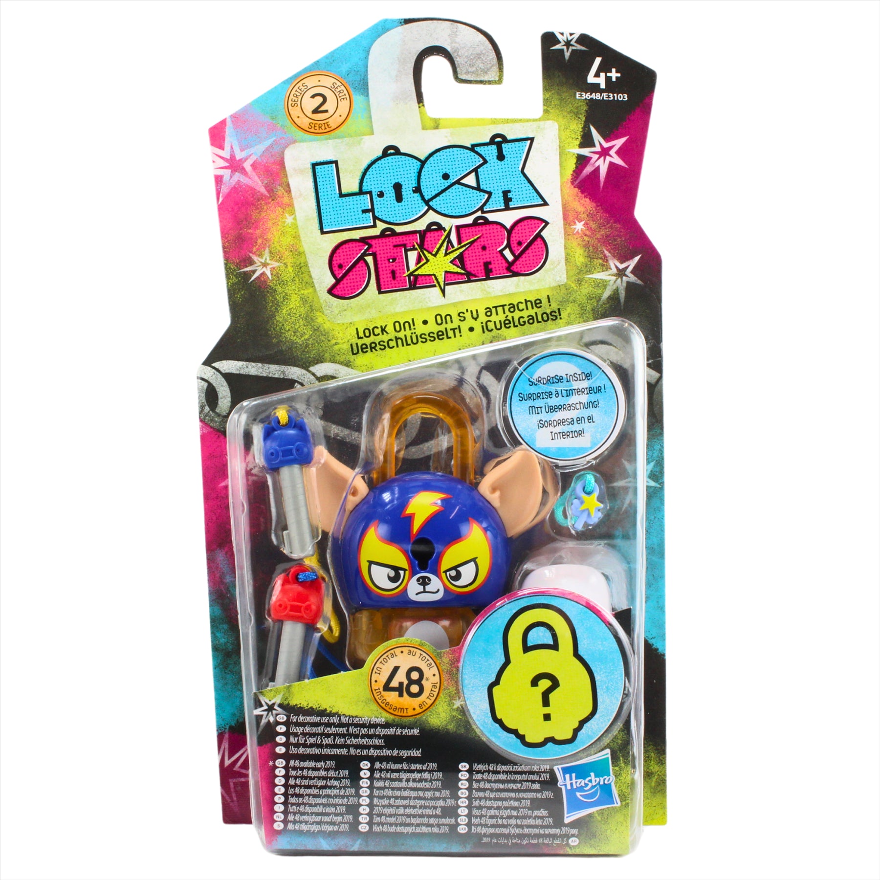 Lock Stars Series 2 Dog Wrestler Collectible Miniature 7cm Toy Figure Lock-On Clip with Accessories - Toptoys2u