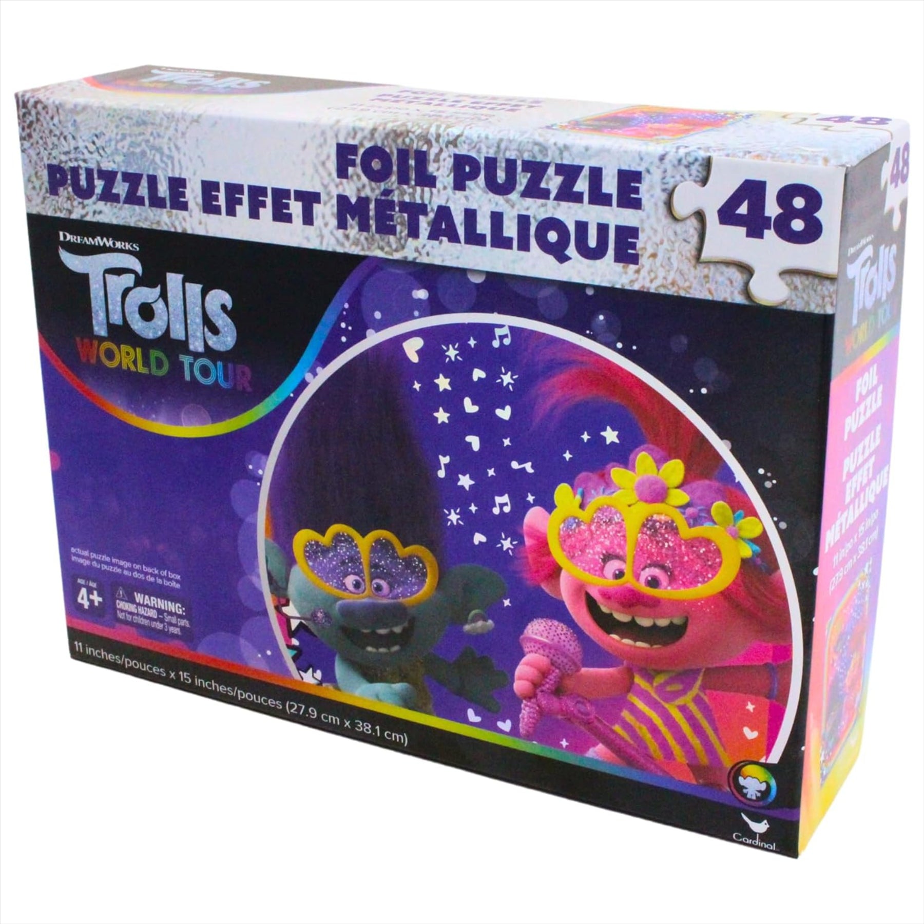 Dreamworks Trolls World Tour 48 Piece Jigsaw Puzzle with Foil Effect - Toptoys2u