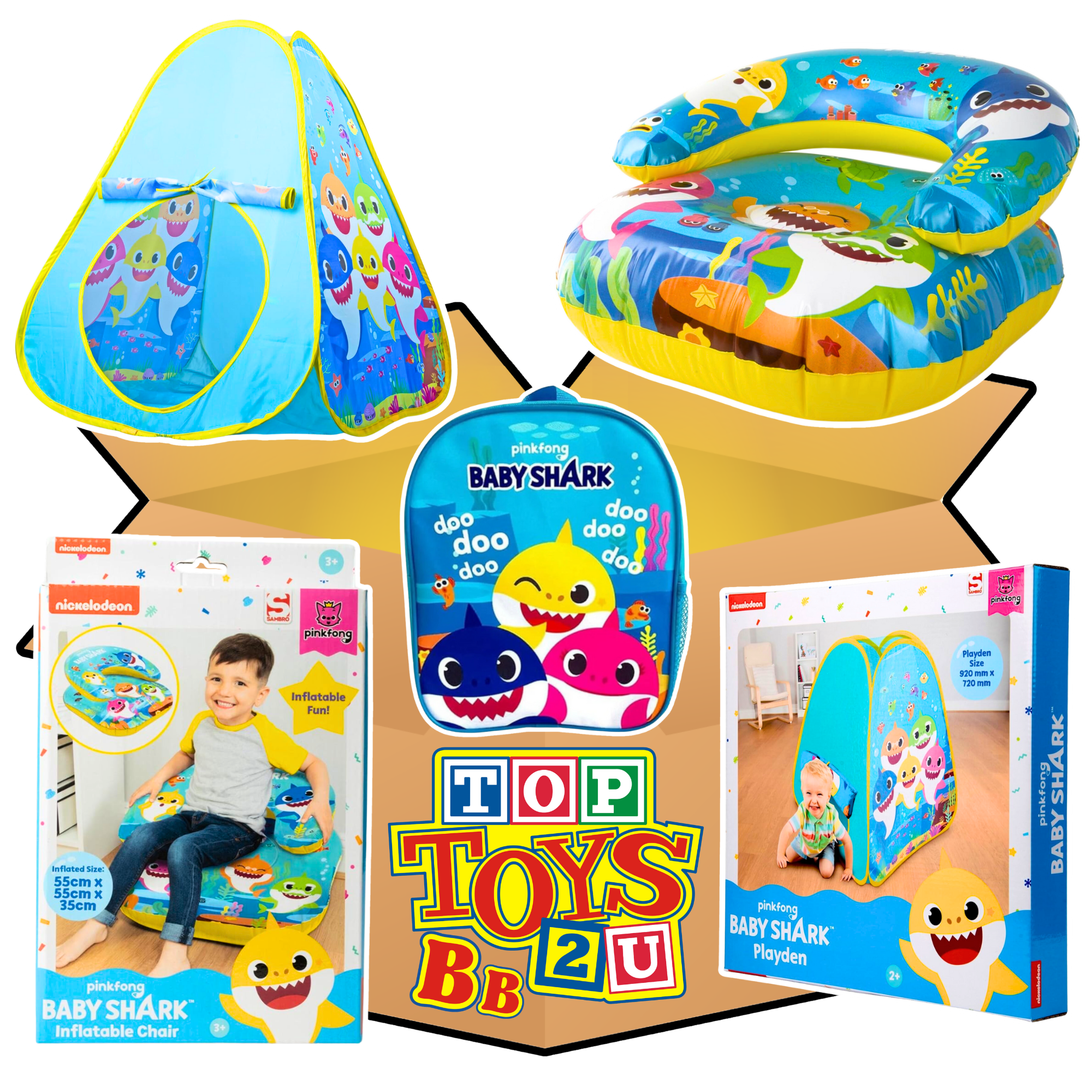 Toptoys2u Baby Shark Prebuilt Bargain Bundles - Toptoys2u