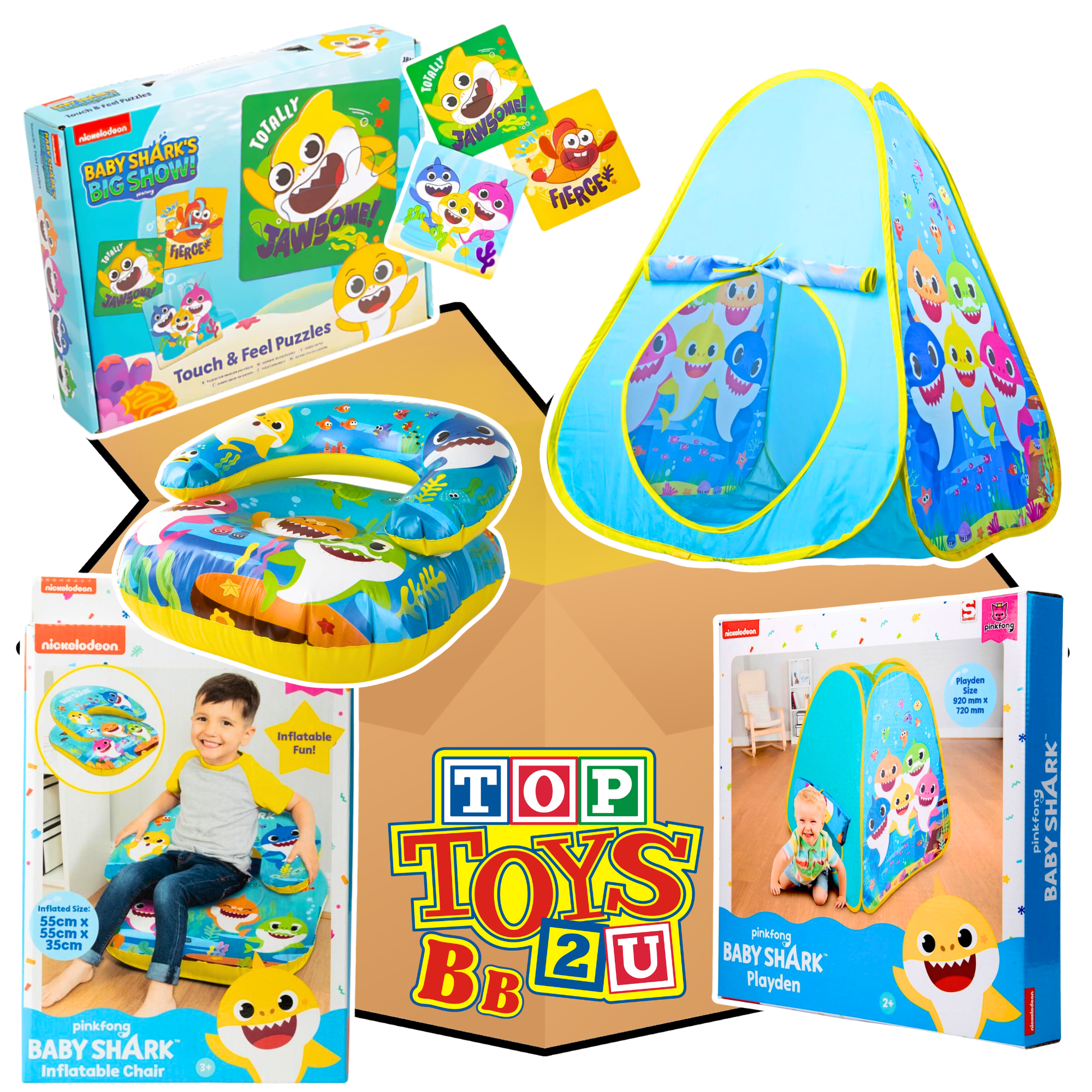 Toptoys2u Baby Shark Prebuilt Bargain Bundles - Toptoys2u