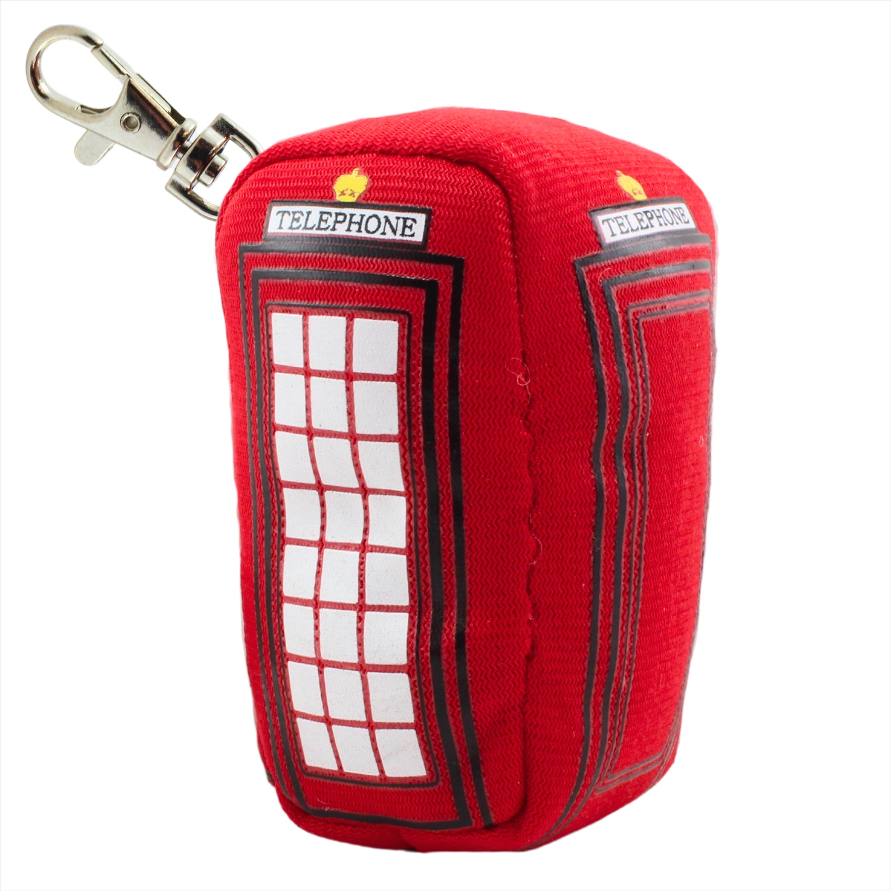 Aurora London Taxi, Phone Box, & Post Box Collectible 9cm Plush Keyclips - Pack of 3 - Toptoys2u