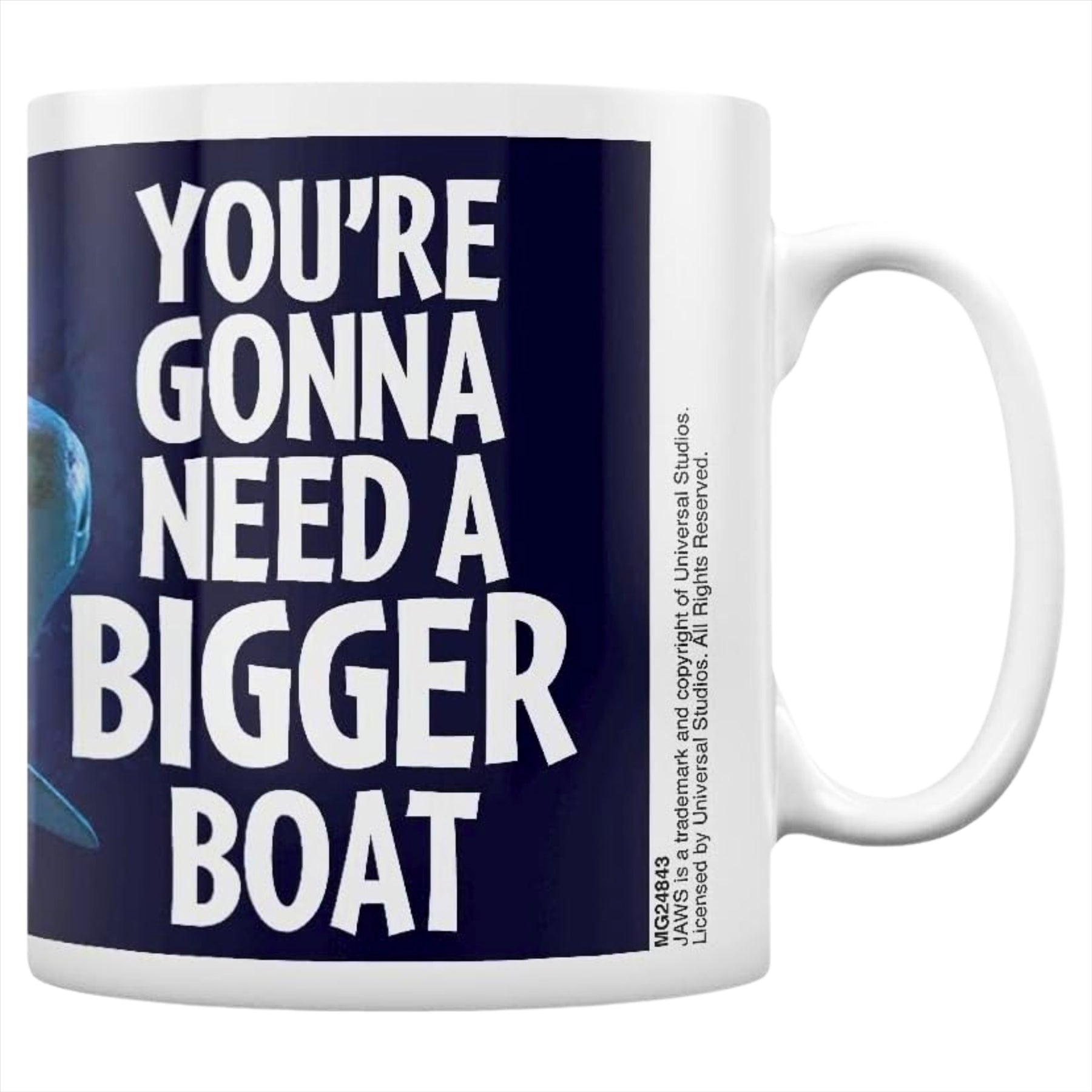 Jaws Movie Ceramic Coffee Mug 330ml  - You're Gonna Need a Bigger Boat