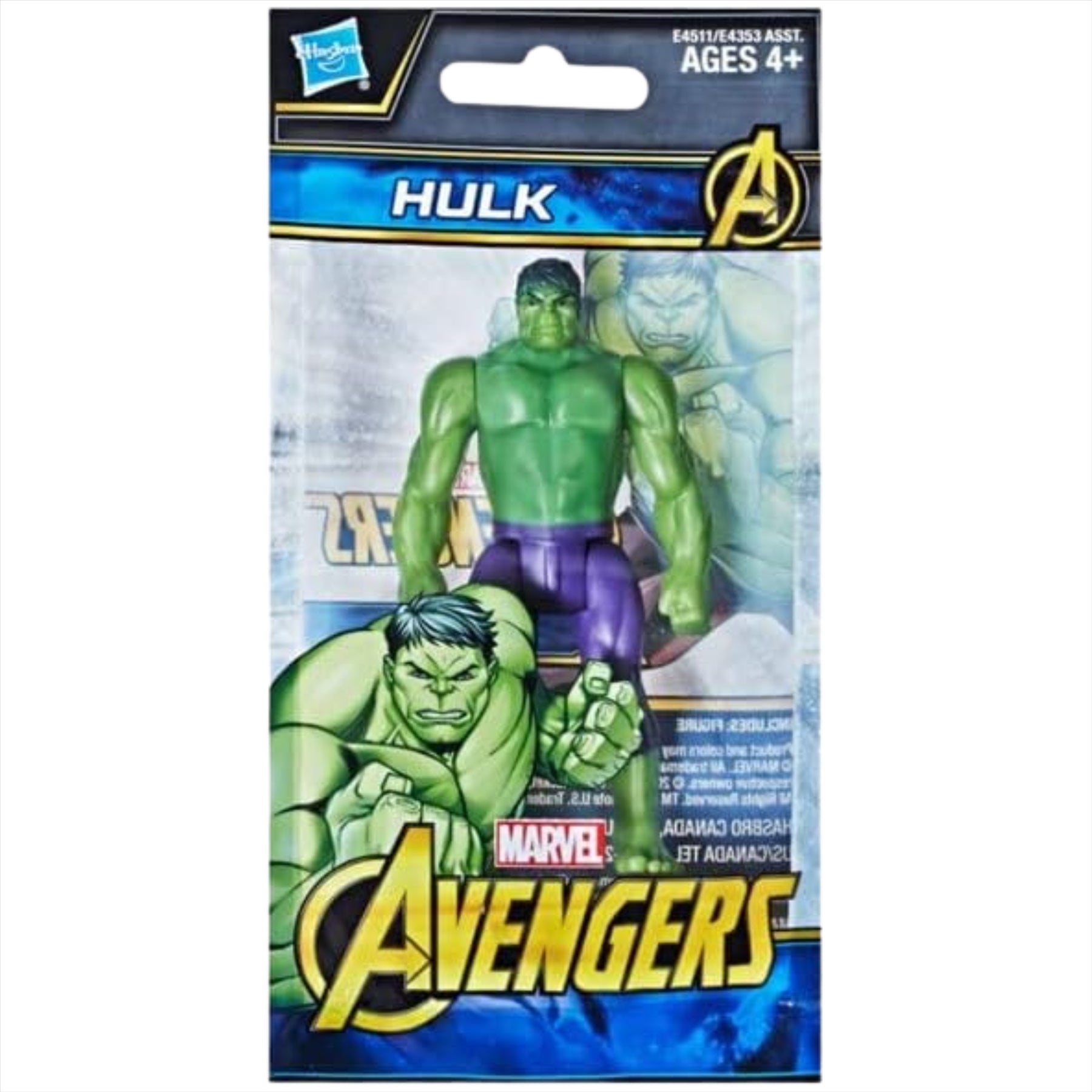 Marvel Avengers Miniature Articulated 9.5cm Toy Action Figures Bundle - Pack of 2 - Hulk & Thor - Toptoys2u