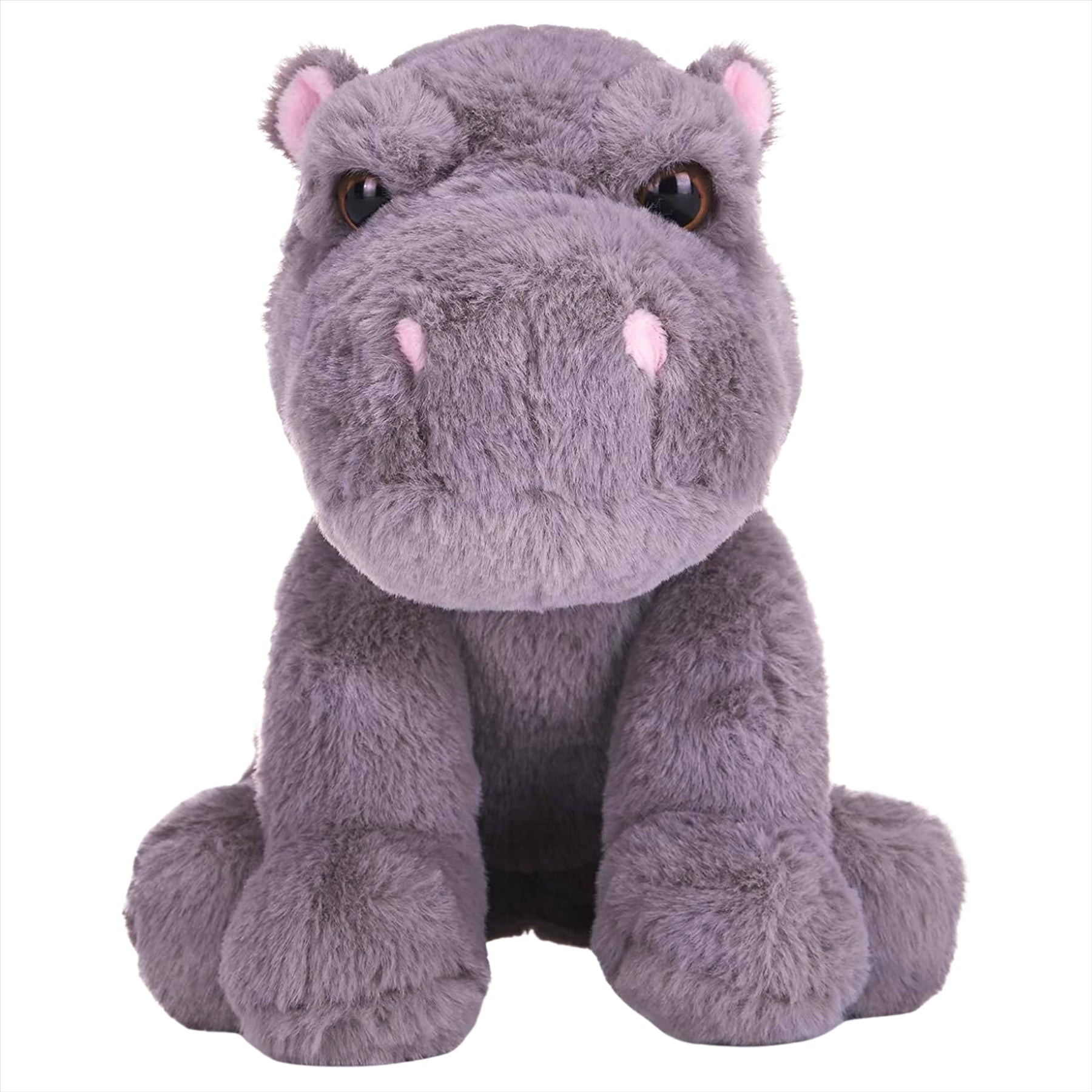 Posh Paws Out of Africa Animals Collection Hippo Super Soft Plush Toy 30cm 12" - Toptoys2u