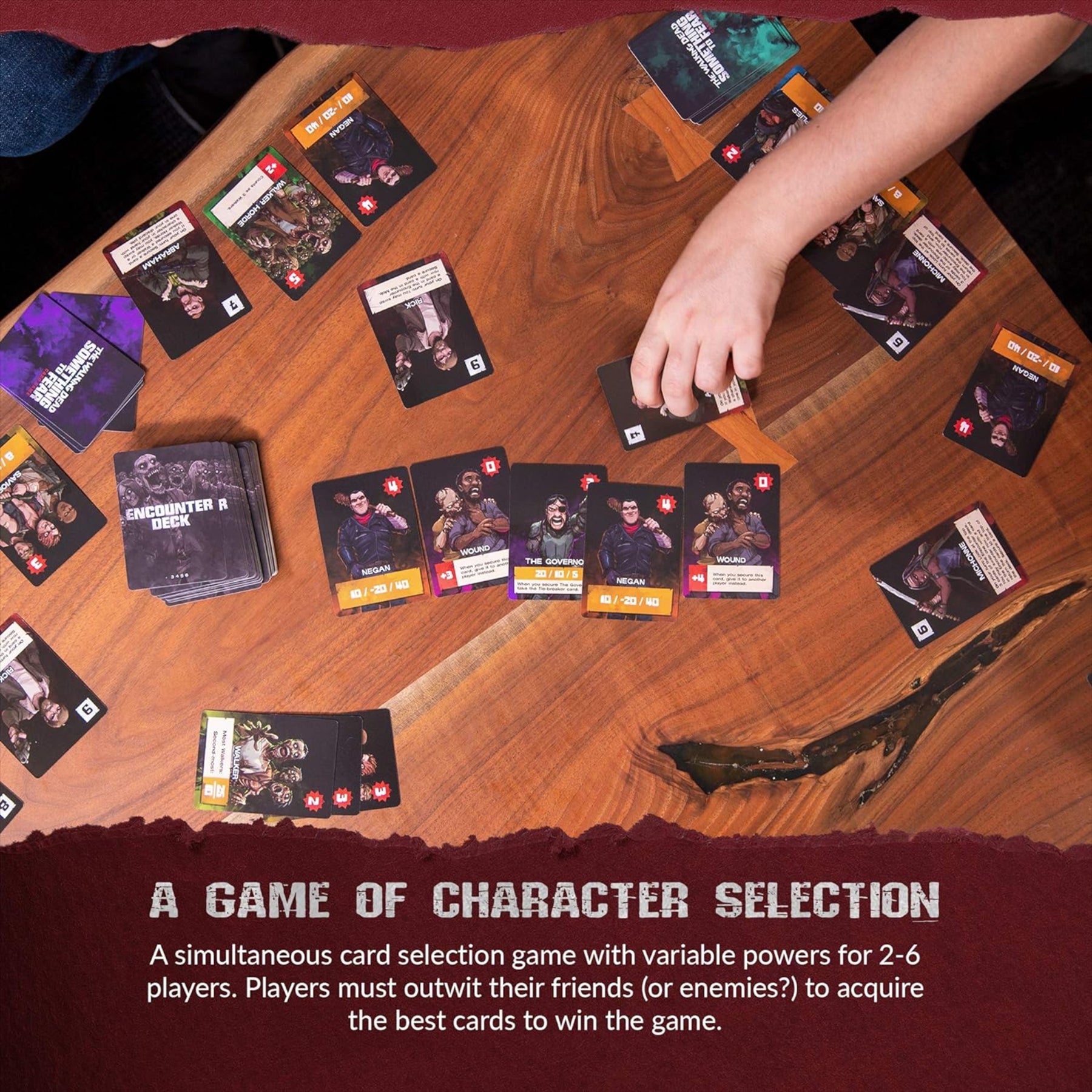 The Walking Dead Something to Fear Illustrated Card Game for 2-6 Players - Toptoys2u