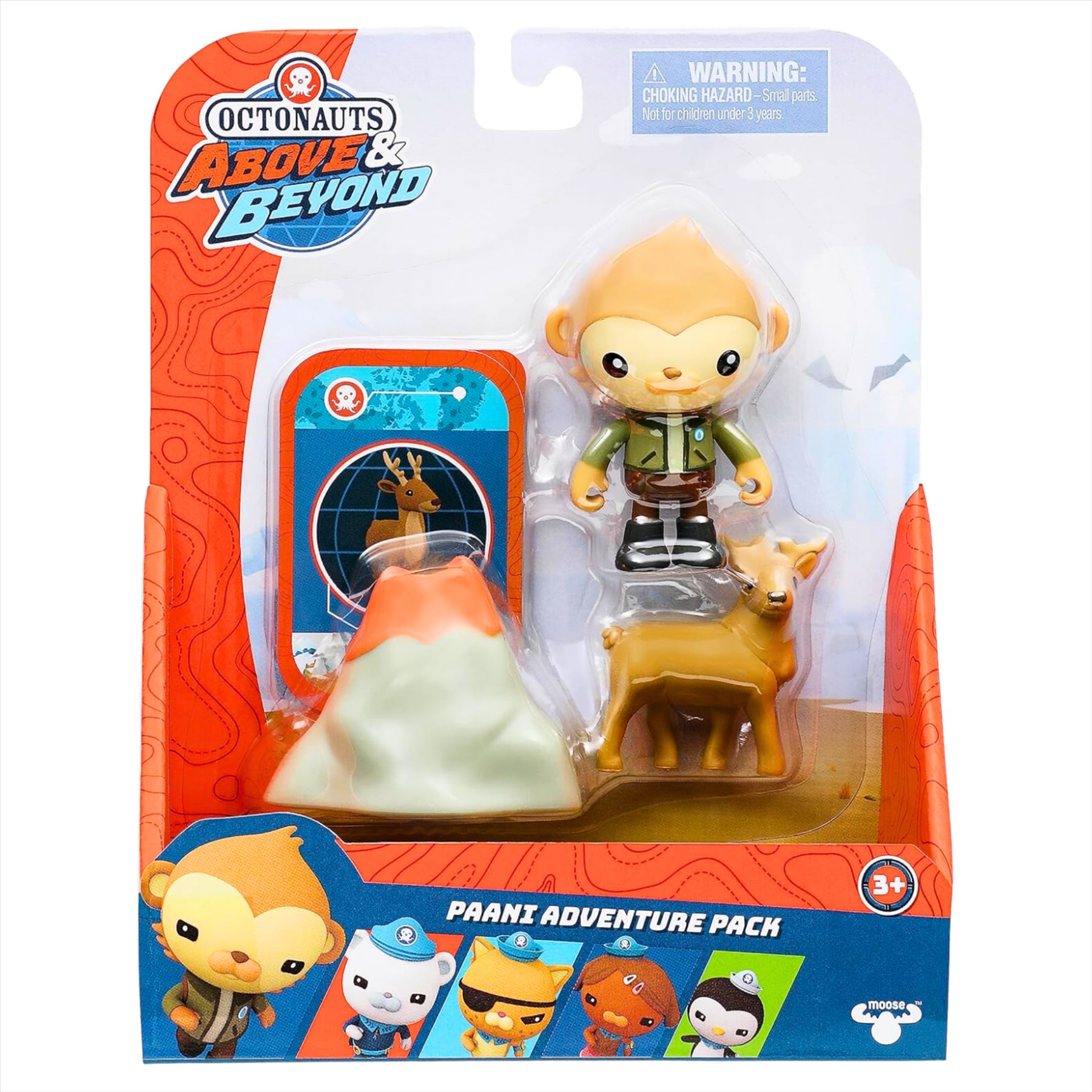 Octonauts Above and Beyond Kwazii 20cm Plush and Paani Adventure Pack Action Figure Playset - Toptoys2u