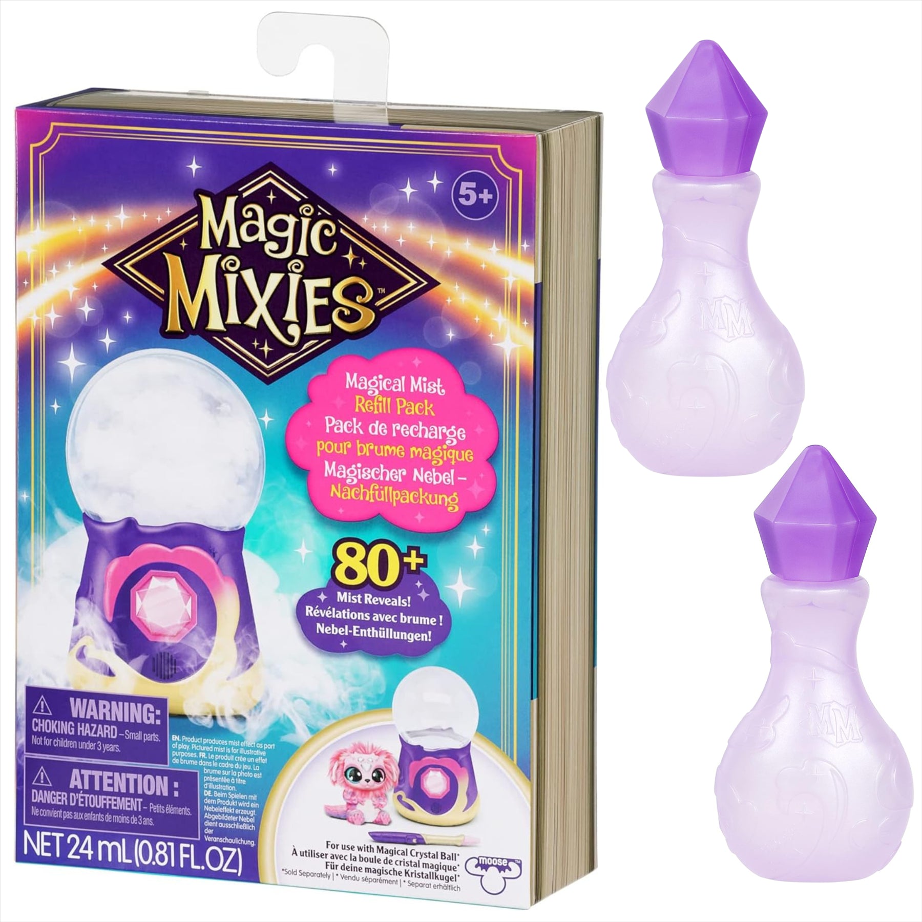 Magic Mixies Magical Mist and Spells 24ml Refill Pack for Magical Crystal Ball or Magic Cauldron - Toptoys2u