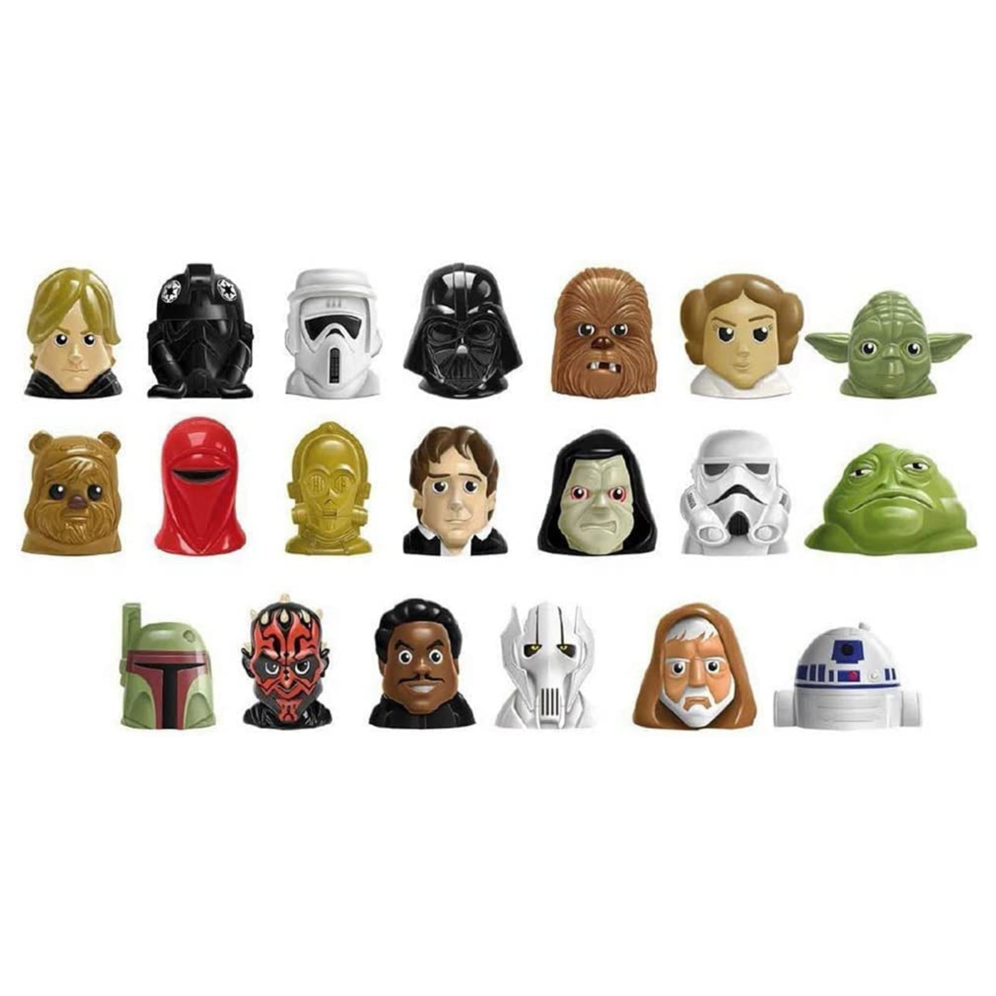 Star Wars Wikkeez Blind Bag Counter Display Unit of 24 Bags - 2 Characters Per Bag - Toptoys2u