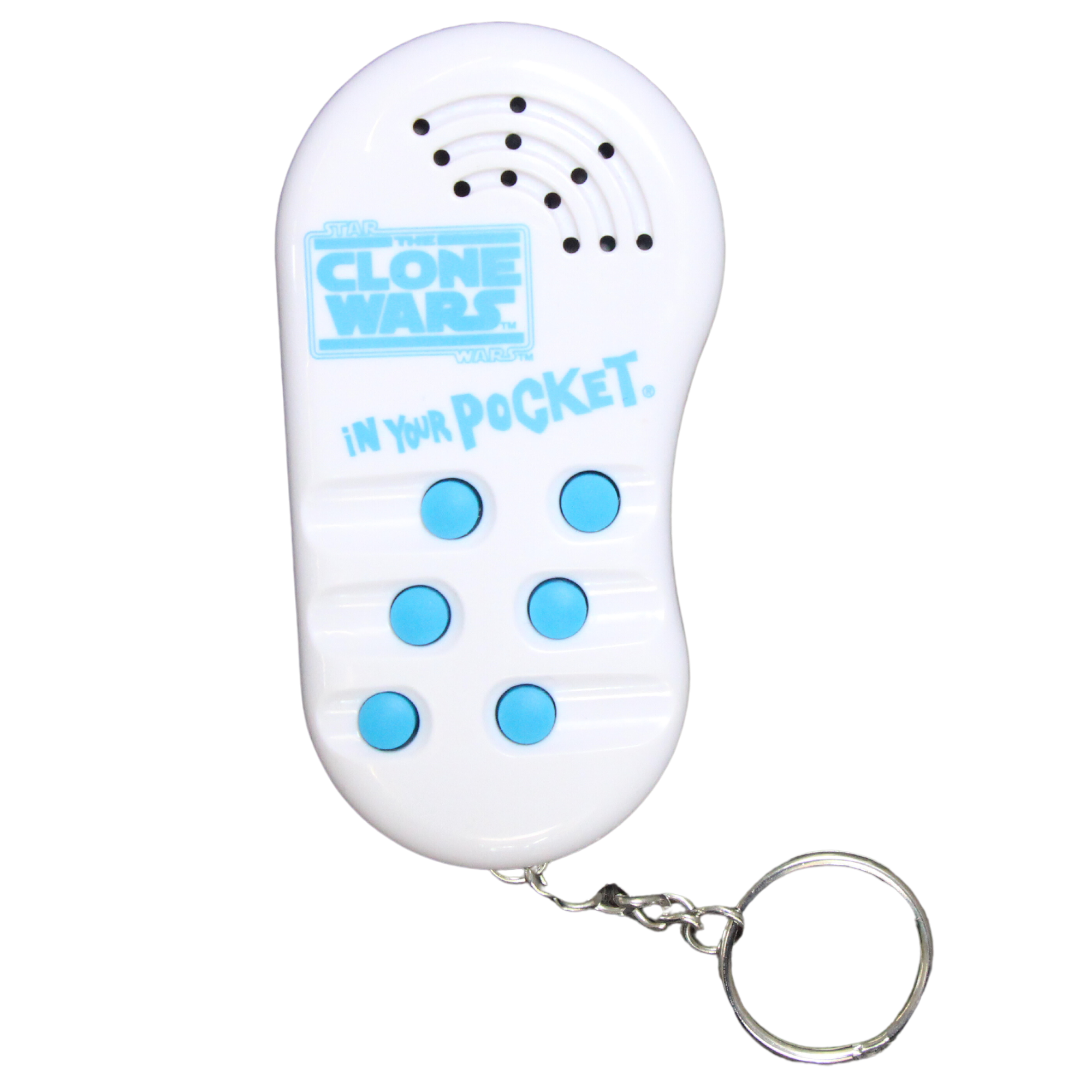 Star Wars Clone Wars In Your Pocket Voice Key Chain Phrases and Sounds - Toptoys2u