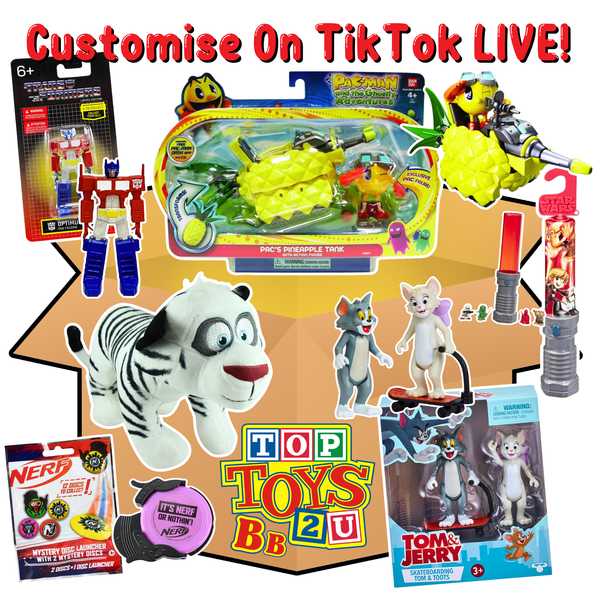 Customisable Bargain Bundle - Boys or Girls Toys 4-8 Yrs - Customise on TikTok Live! - Toptoys2u