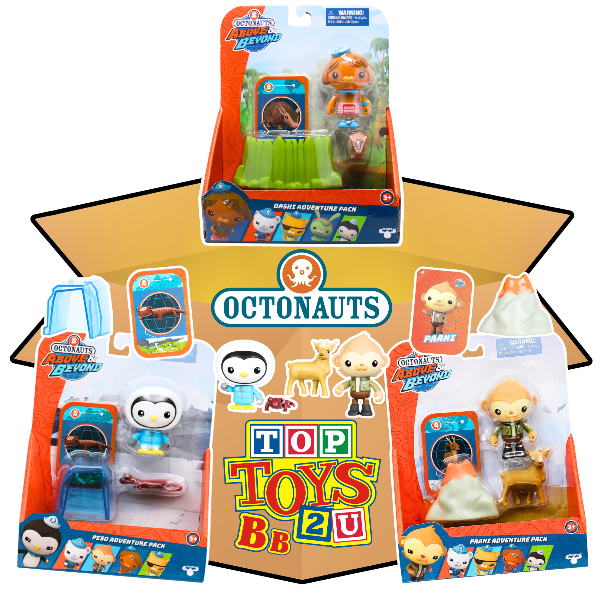 Toptoys2u Octonauts Prebuilt Bargain Bundles - Toptoys2u