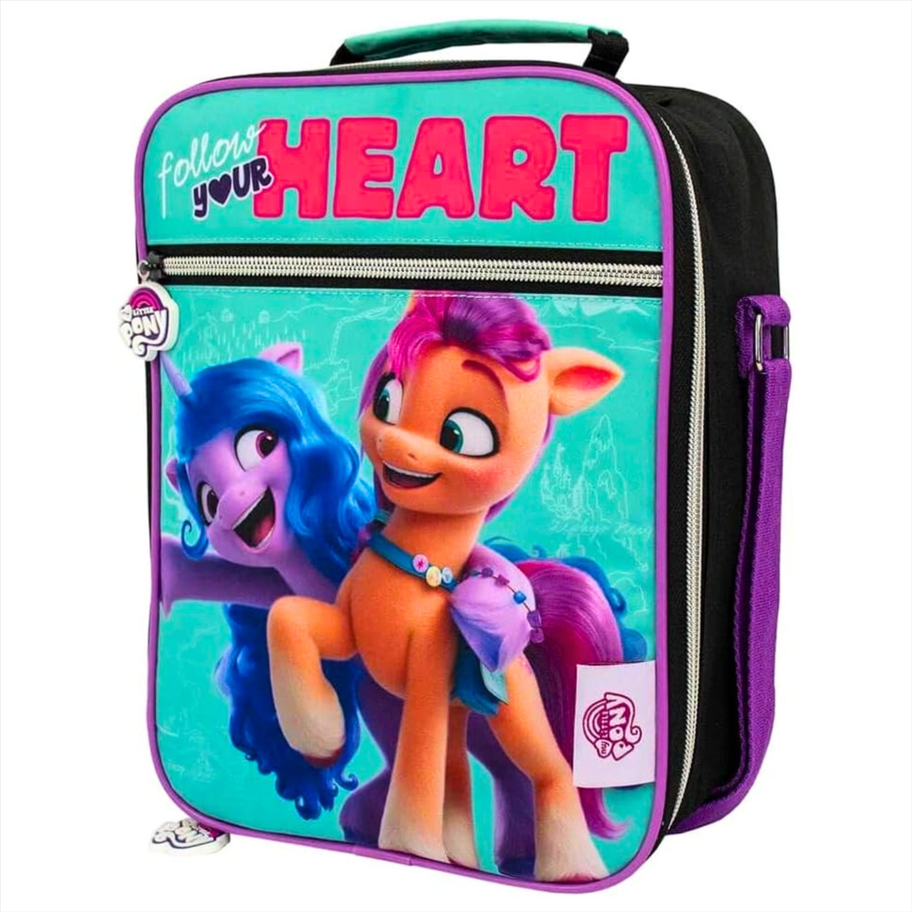 My Little Pony Insulated Lunch Bag - Twin Compartment with Izzy Moonbow and Sunny Starscout - Toptoys2u