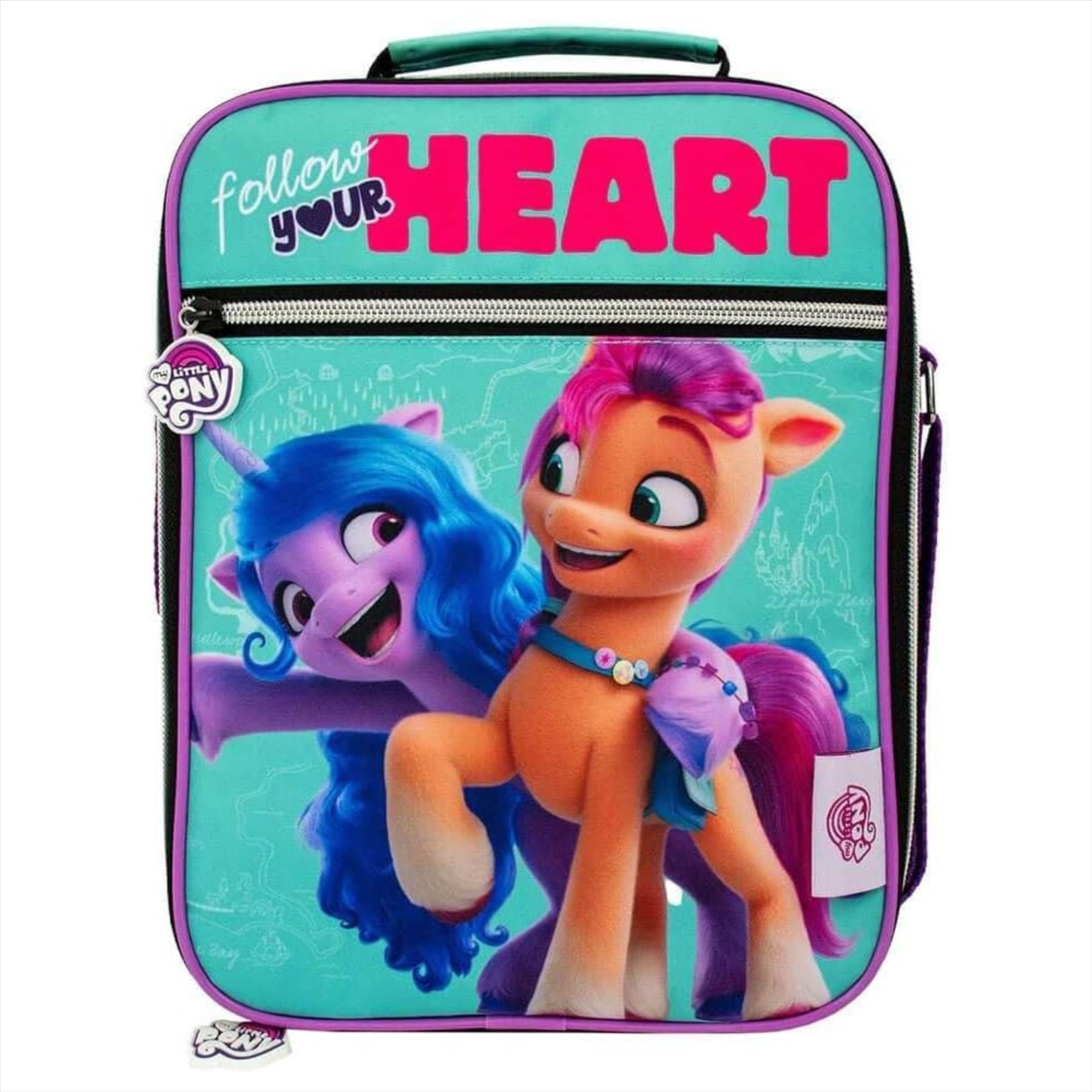 My Little Pony 3-Pack School Bundle - Lunch Bag, Pencil Case, & Water Bottle - Toptoys2u