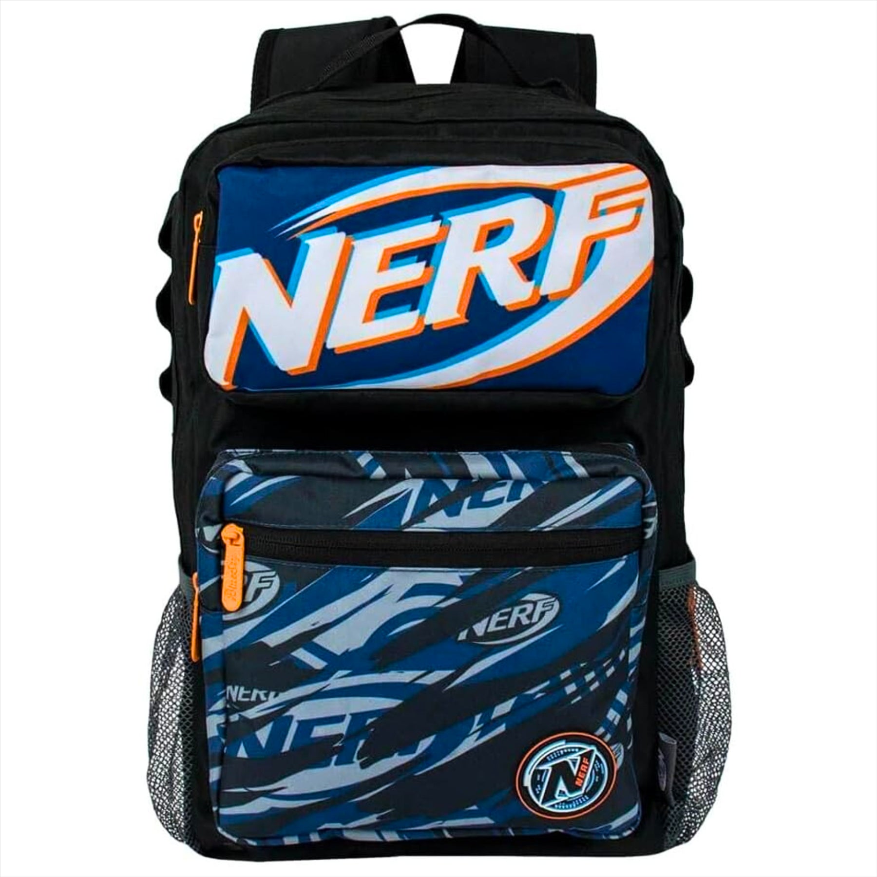 Nerf 6 Piece Tactical Supply Bundle - Backpack, Water Bottle, 3x Blind Bags, and Roblox Boxy Buster Blaster - Toptoys2u