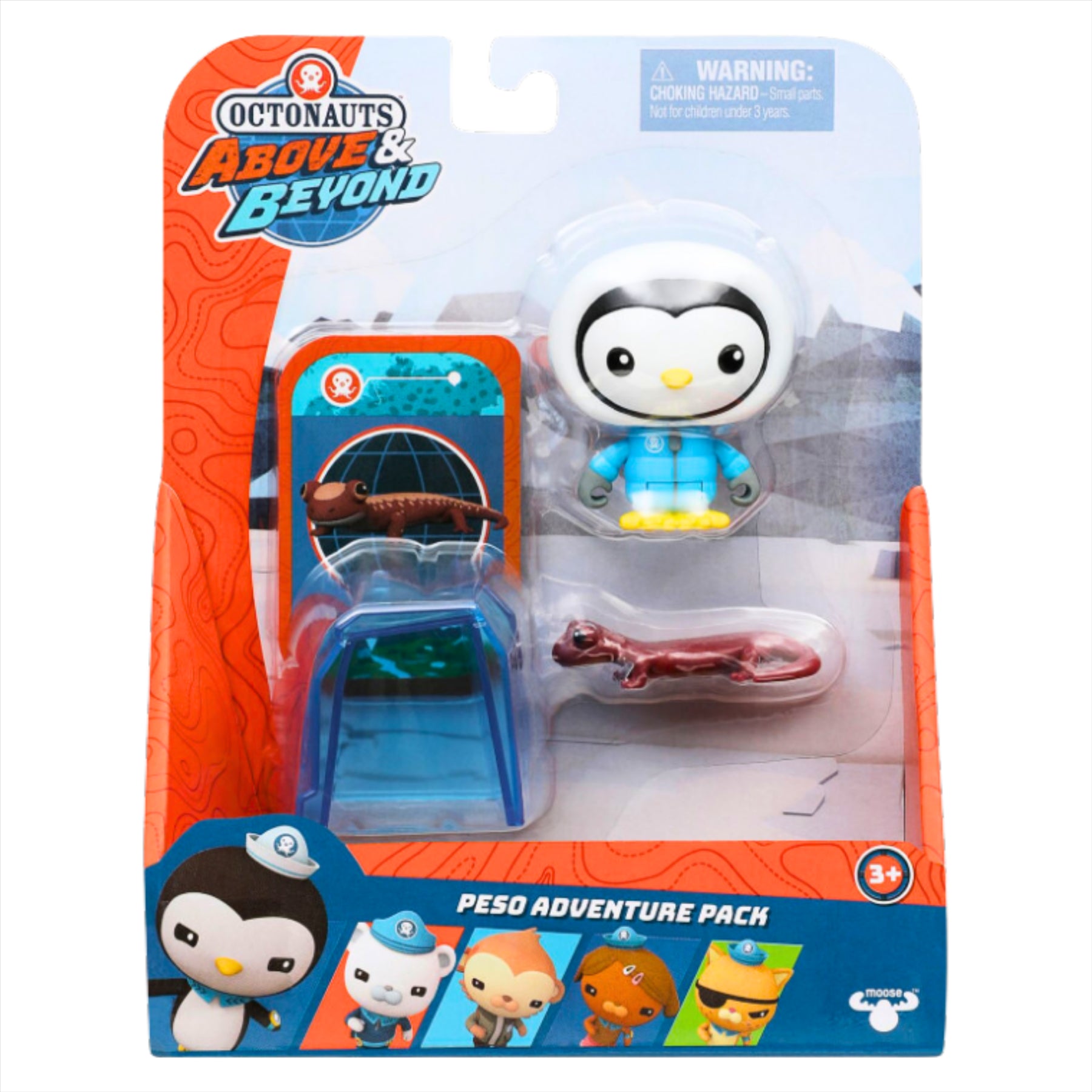 Octonauts Above and Beyond Captain Barnacles 20cm Plush and Peso Adventure Pack Action Figure Playset - Toptoys2u