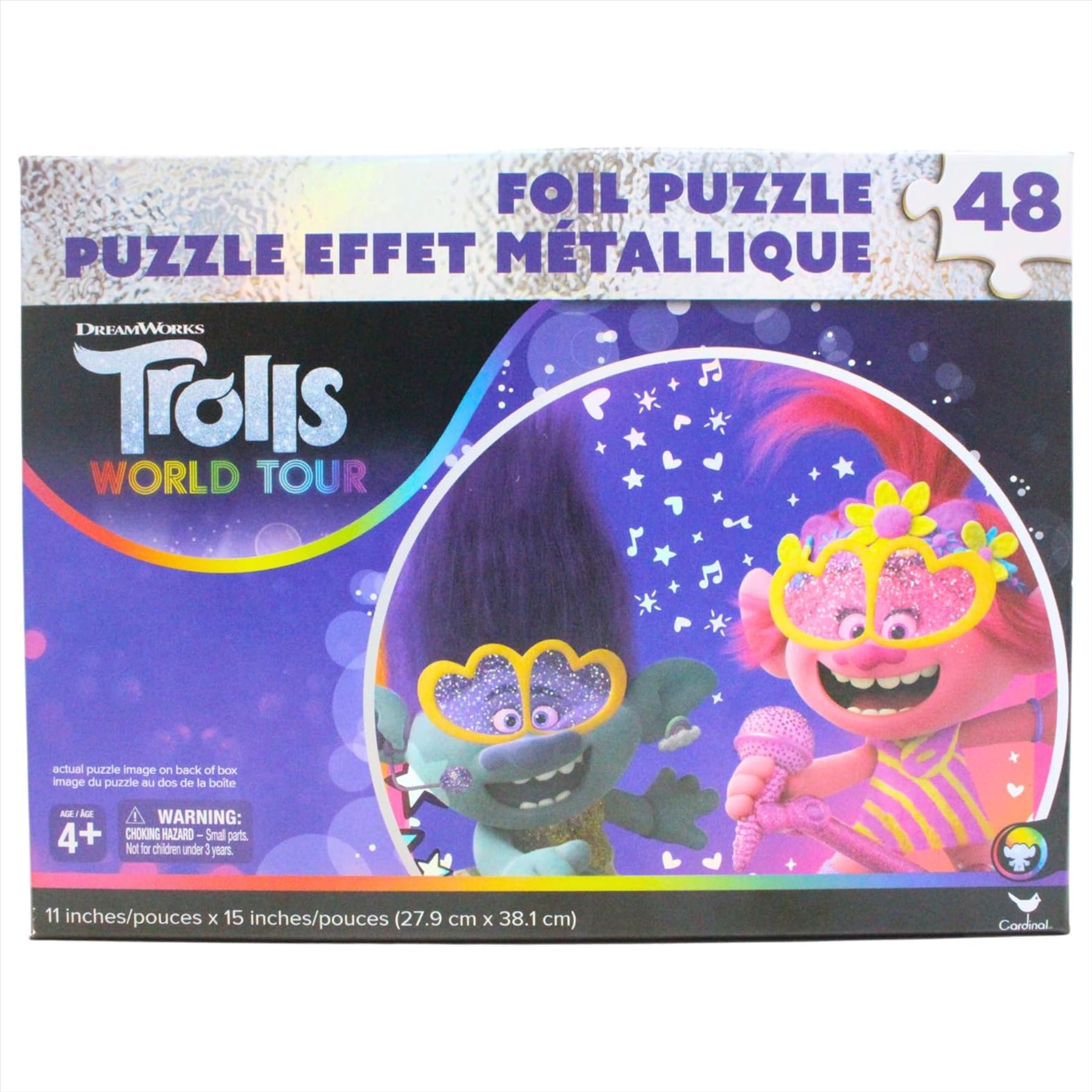 Dreamworks Trolls World Tour 48 Piece Jigsaw Puzzle with Foil Effect - Toptoys2u
