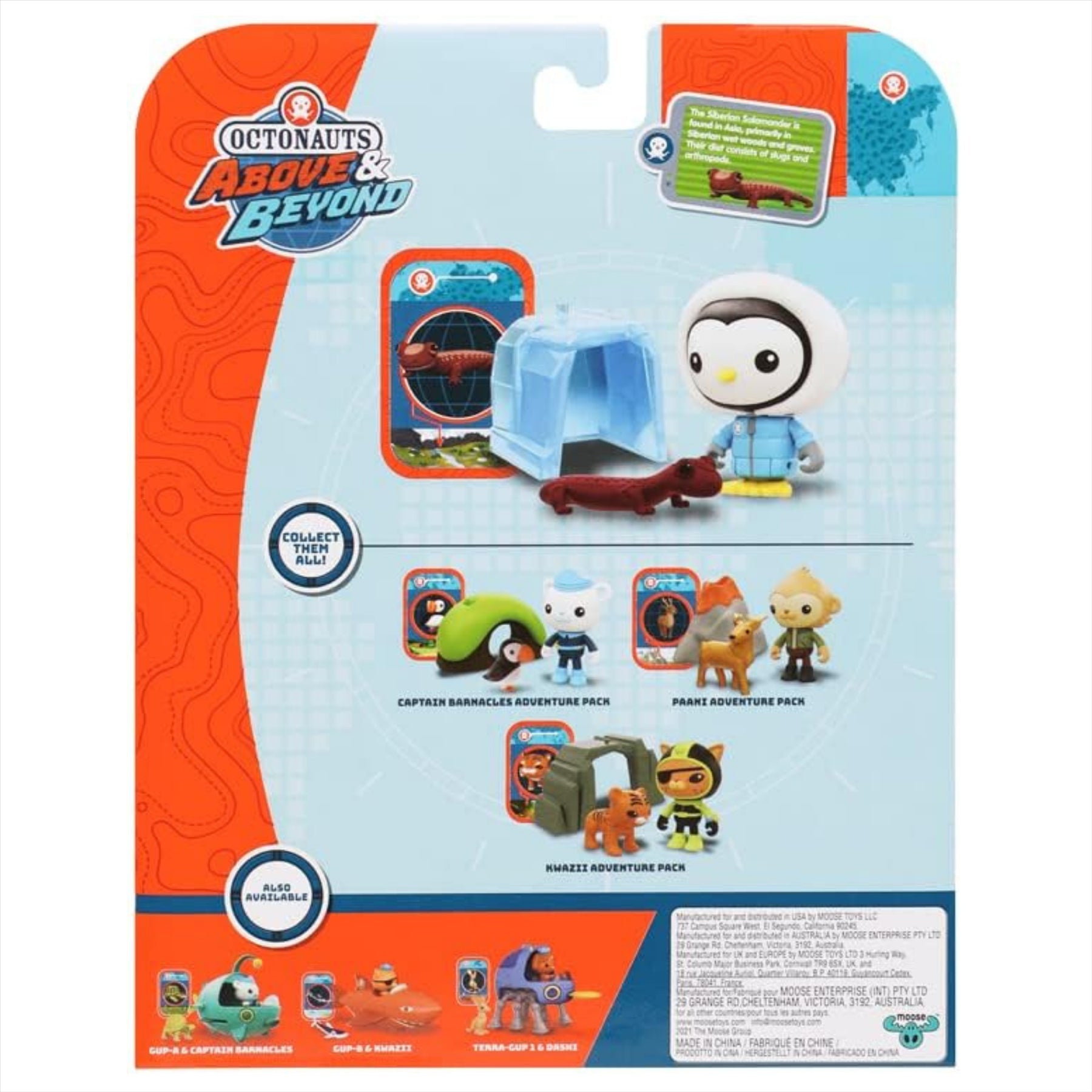 Octonauts Above and Beyond Kwazii 20cm Plush and Peso Adventure Pack Action Figure Playset - Toptoys2u