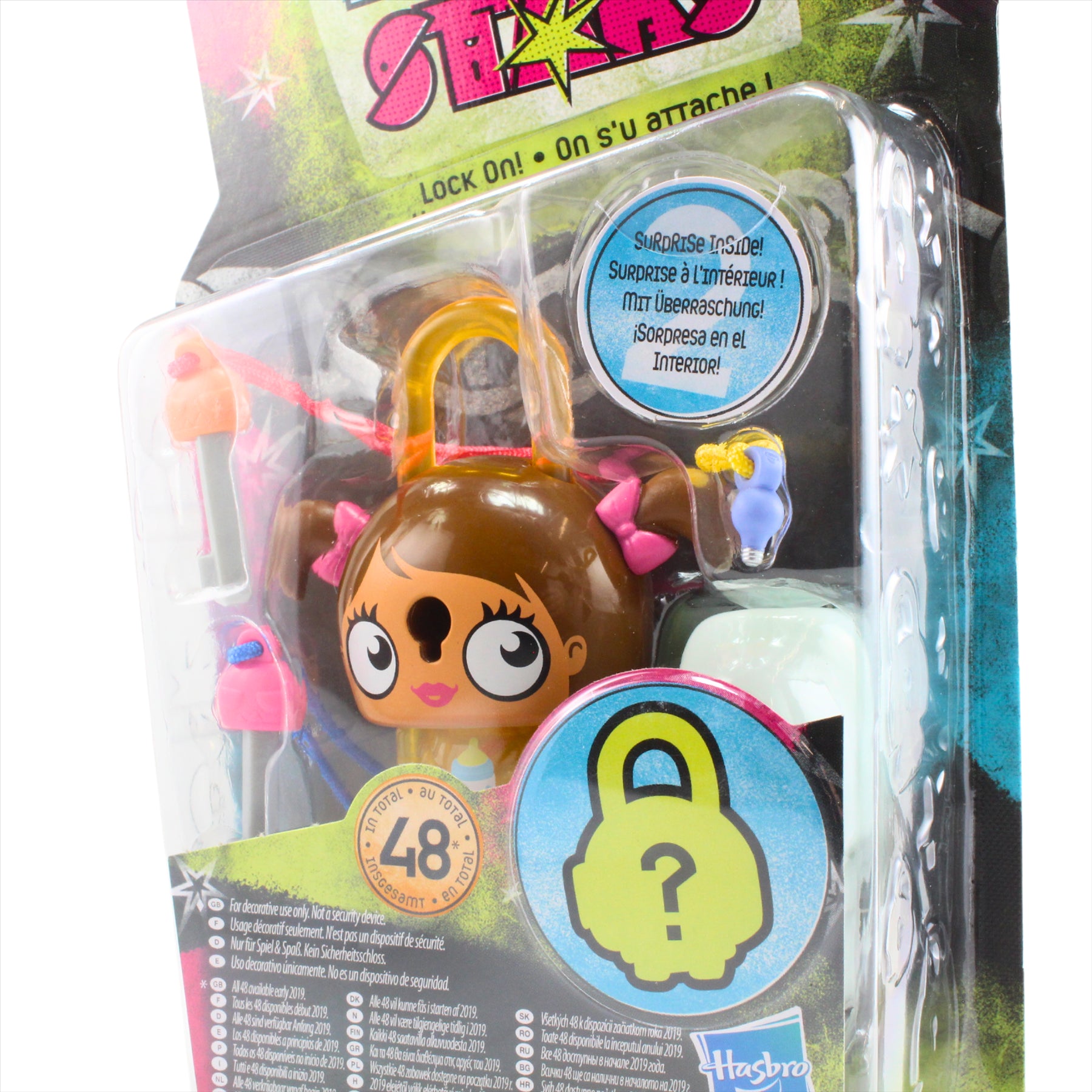 Lock Stars Series 2 Cavewoman Collectible Miniature 7cm Toy Figure Lock-On Clip with Accessories - Toptoys2u