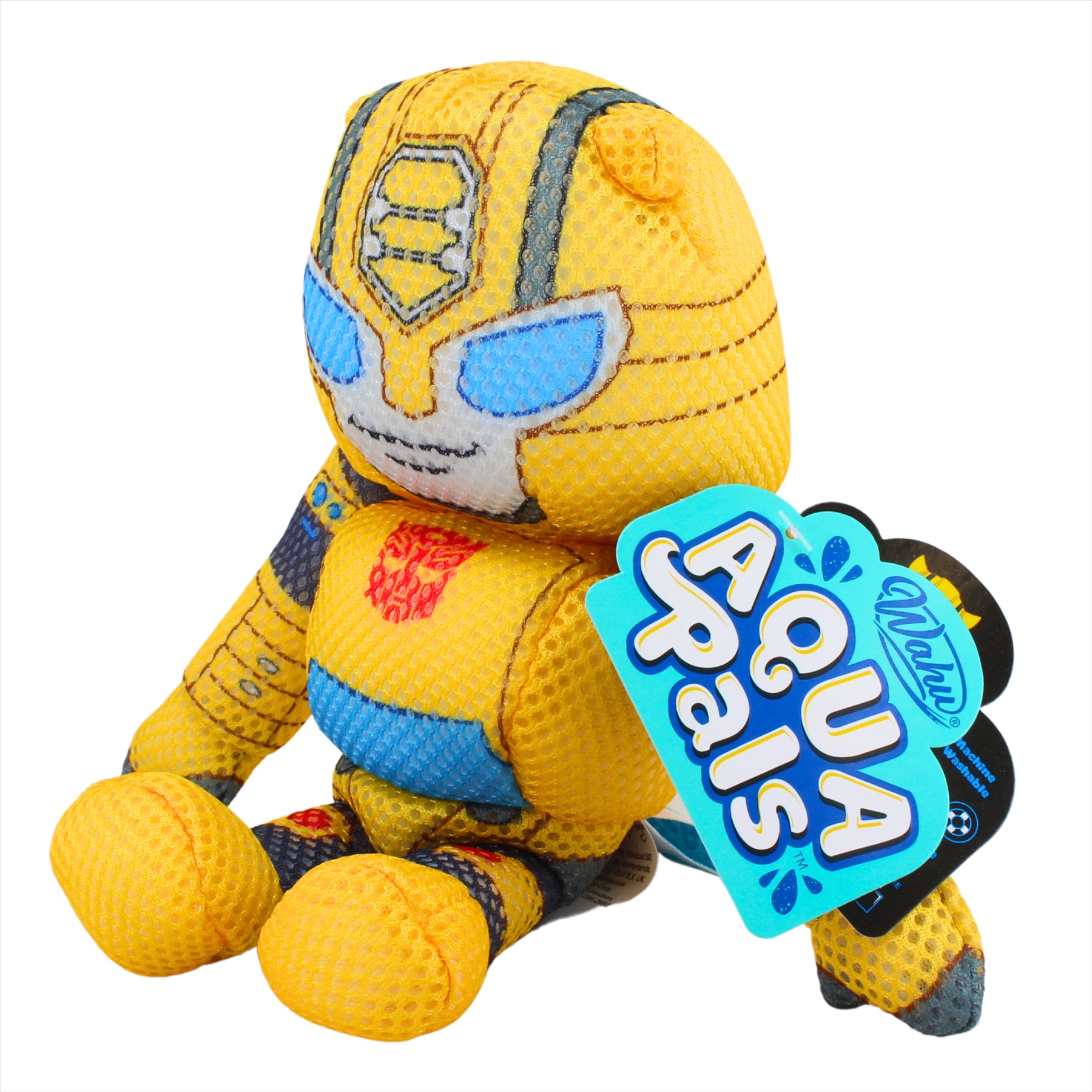 Aqua Pals Transformers Super Soft Bumblebee 25cm Aquatic Plush Bath Toy - Toptoys2u