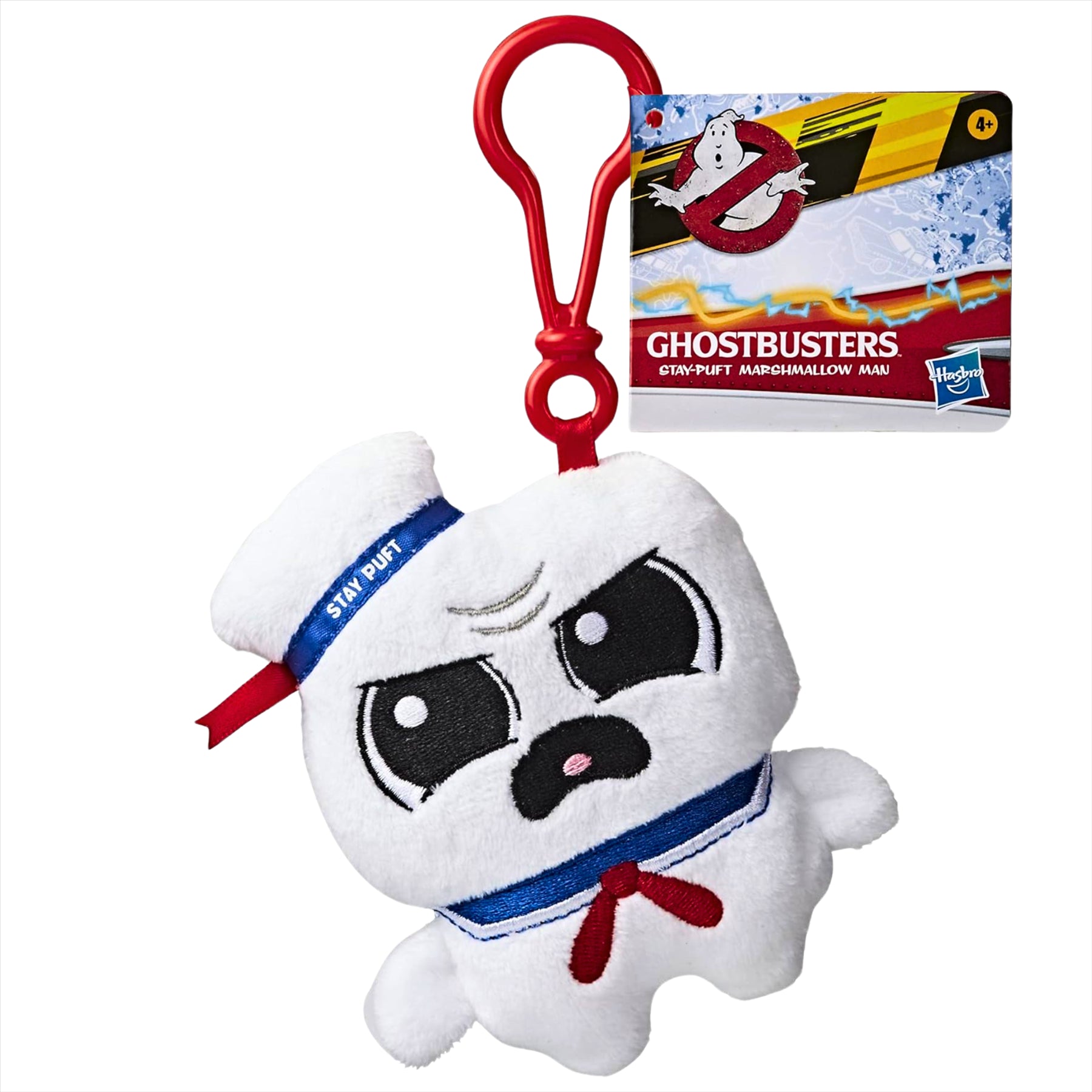 Ghostbusters Paranormal Plushies Stay-Puft Super Soft 11cm Gift Quality Plush Toy Bagclip - Toptoys2u