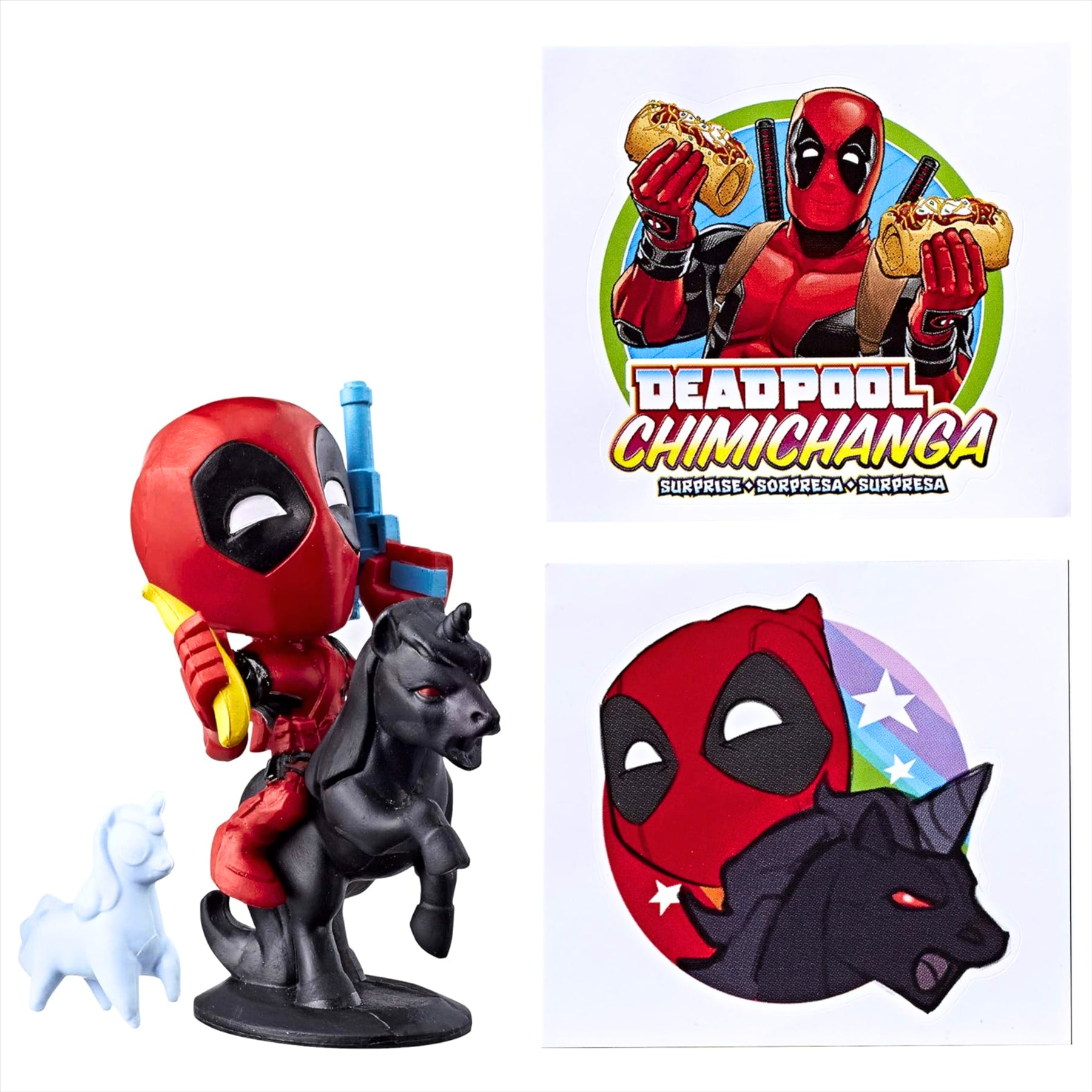 Marvel Deadpool Chimichanga Mystery Toy Figure Blind Bags - Pack of 6 - Toptoys2u