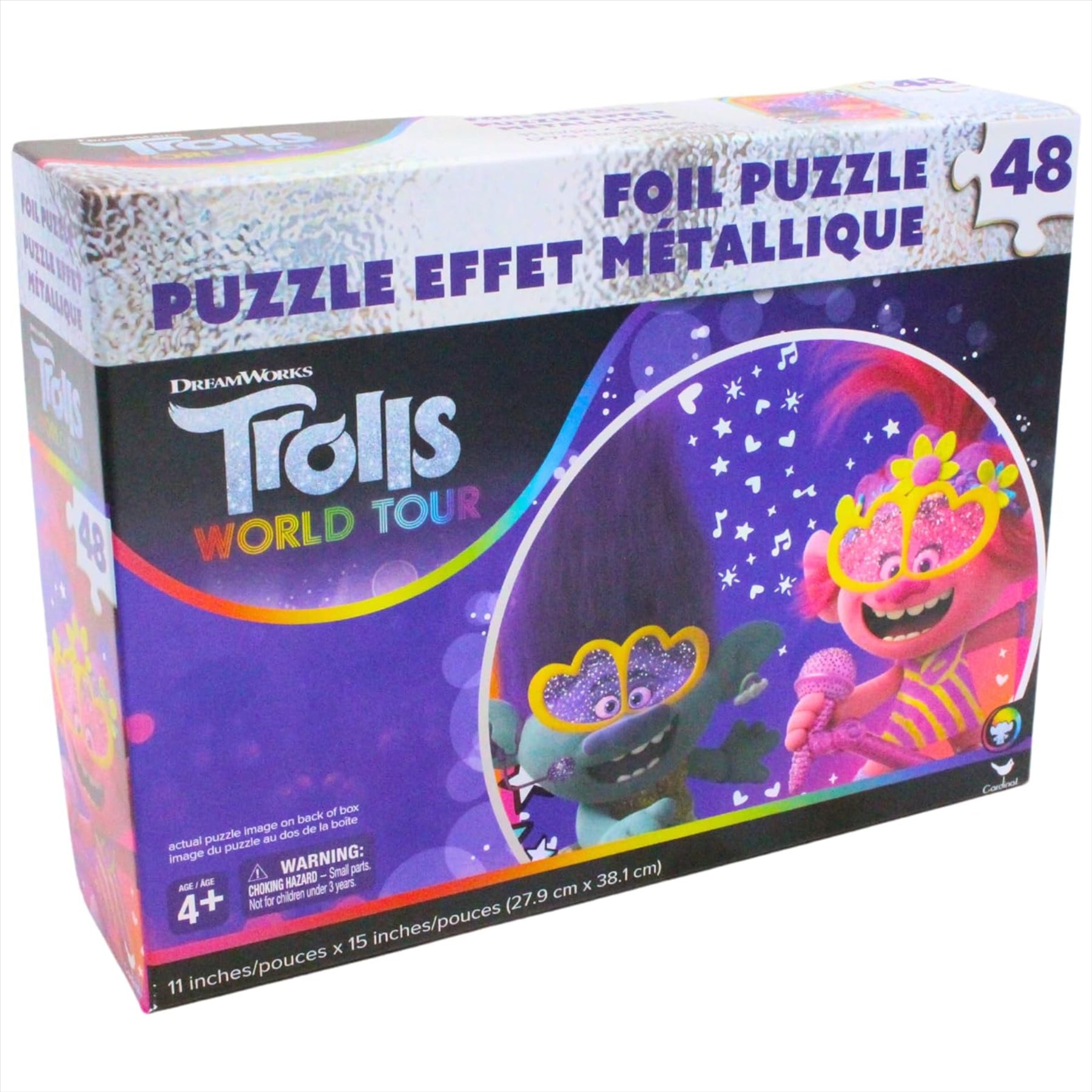 Disney and Dreamworks 248 Piece Foil Jigsaw Puzzle Bundle - Soul, Raya, and Trolls - Toptoys2u