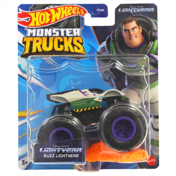 Hot Wheels Monster Trucks Lightyear - Buzz Lightyear 1:64 Diecast Character Car - Toptoys2u