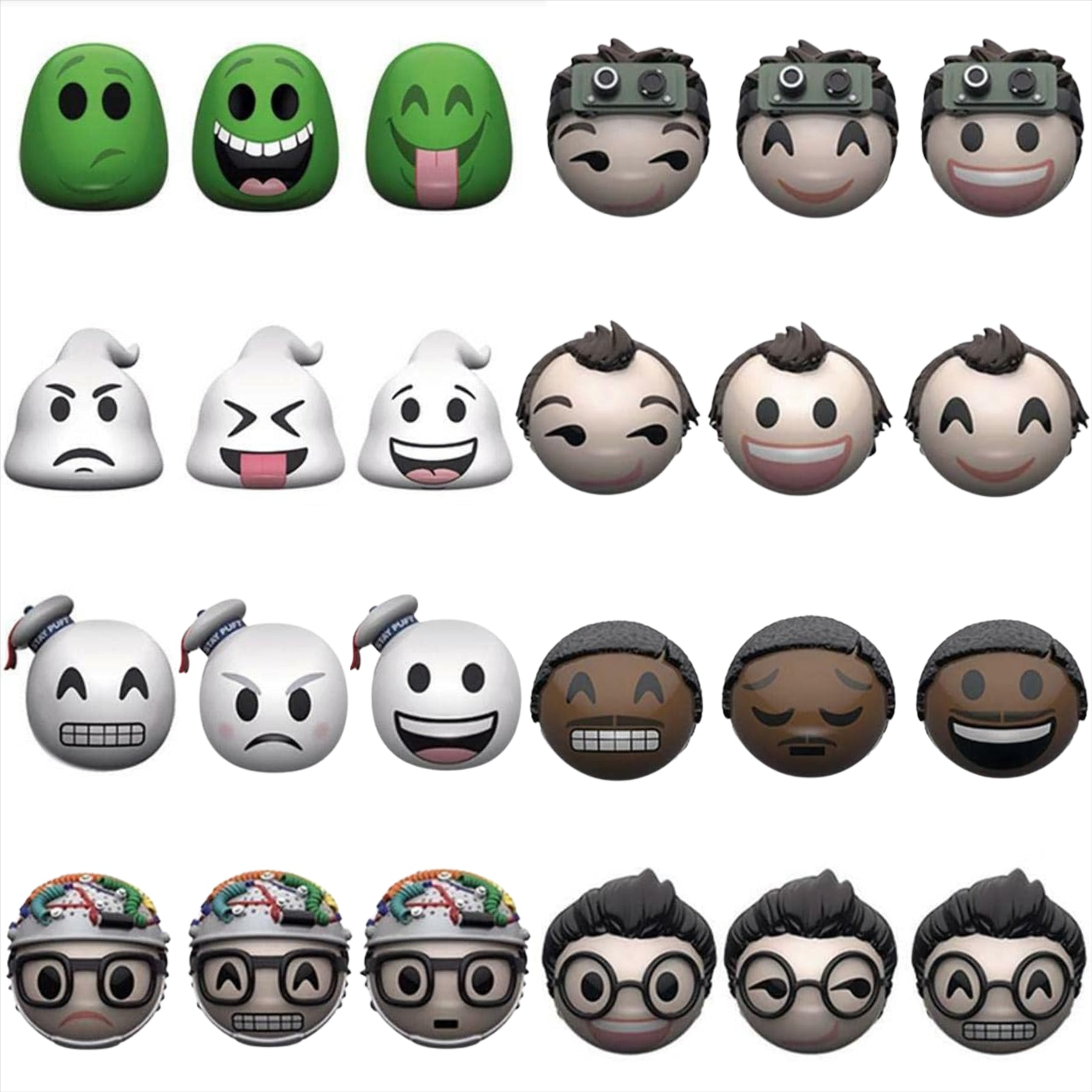 Ghostbuster - FunkoMyMoji Identified 4cm Collectible & Highly Detailed Figure Heads - Complete Set of All 24 - Toptoys2u