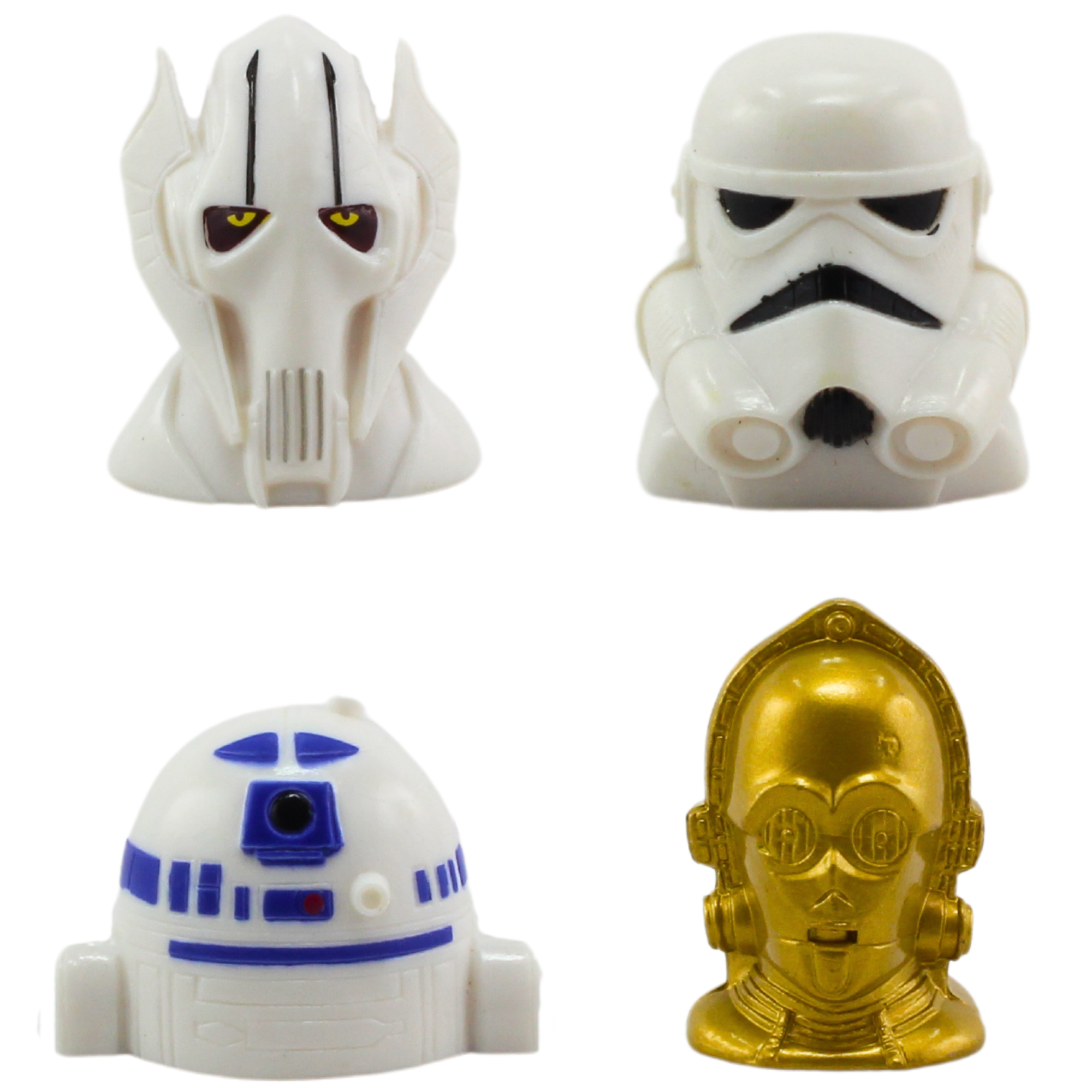 Star Wars Wikkeez Collectible 2.5-3cm Miniature Toy Figure Heads Blind Bag - Pack of 5 Bags - 2 Figures per Bag - Toptoys2u